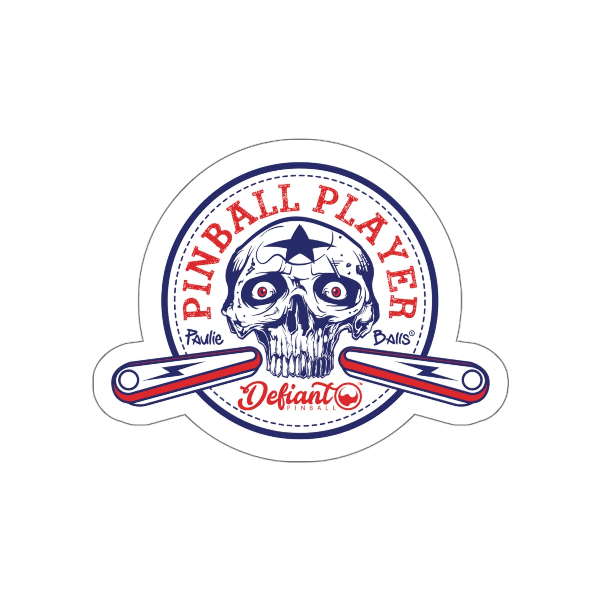 SNEAKY PLAYER - Die-Cut Stickers | Defiant Pinball Co.