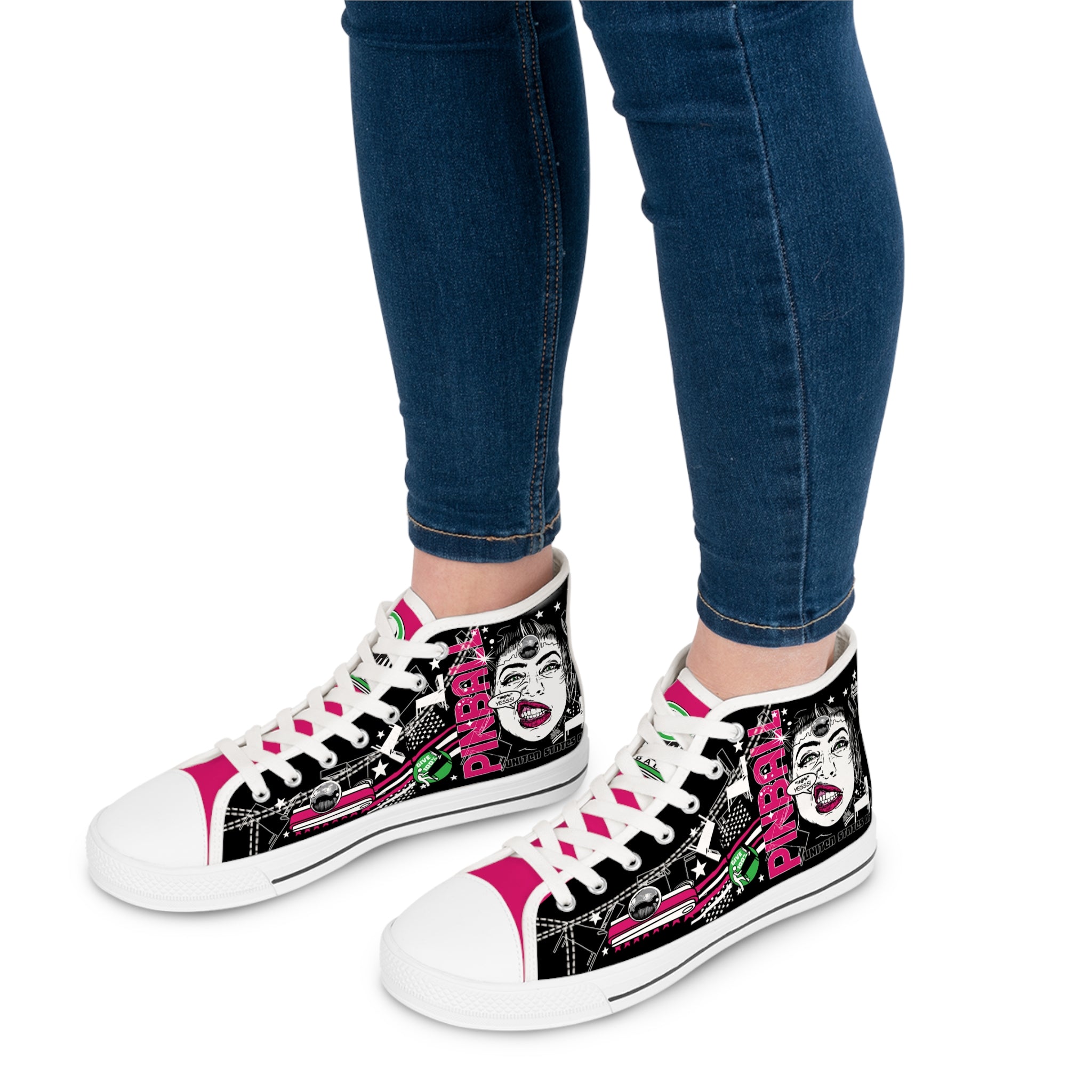 THE FACE - Women's High Top Sneakers