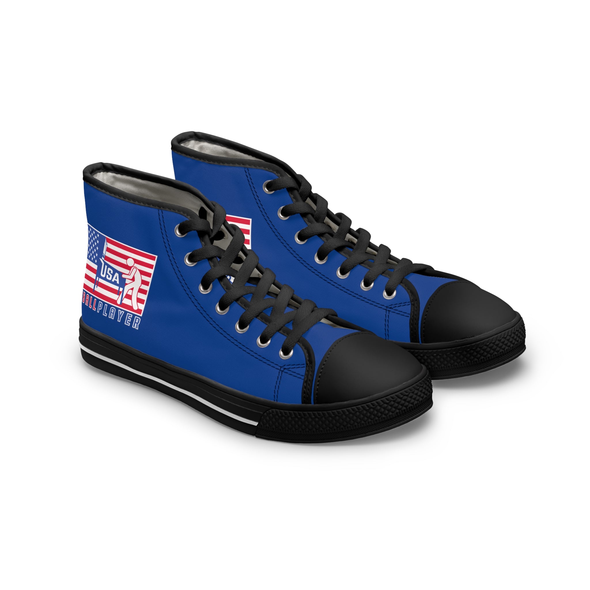 USA PINBALL PLAYER - Women's High Top Sneakers