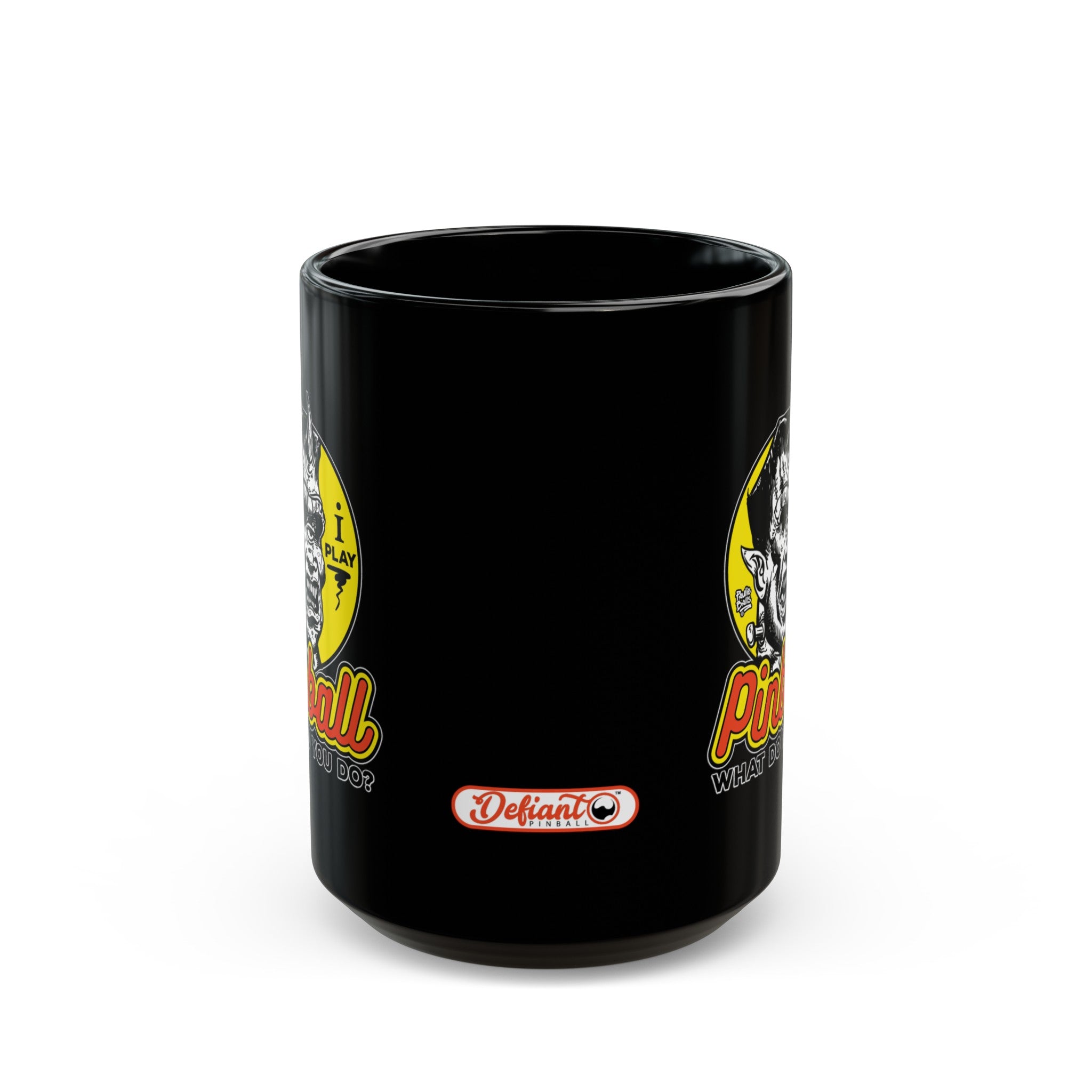 I Play Pinball What Do You Do? - Black Mug (11oz, 15oz)