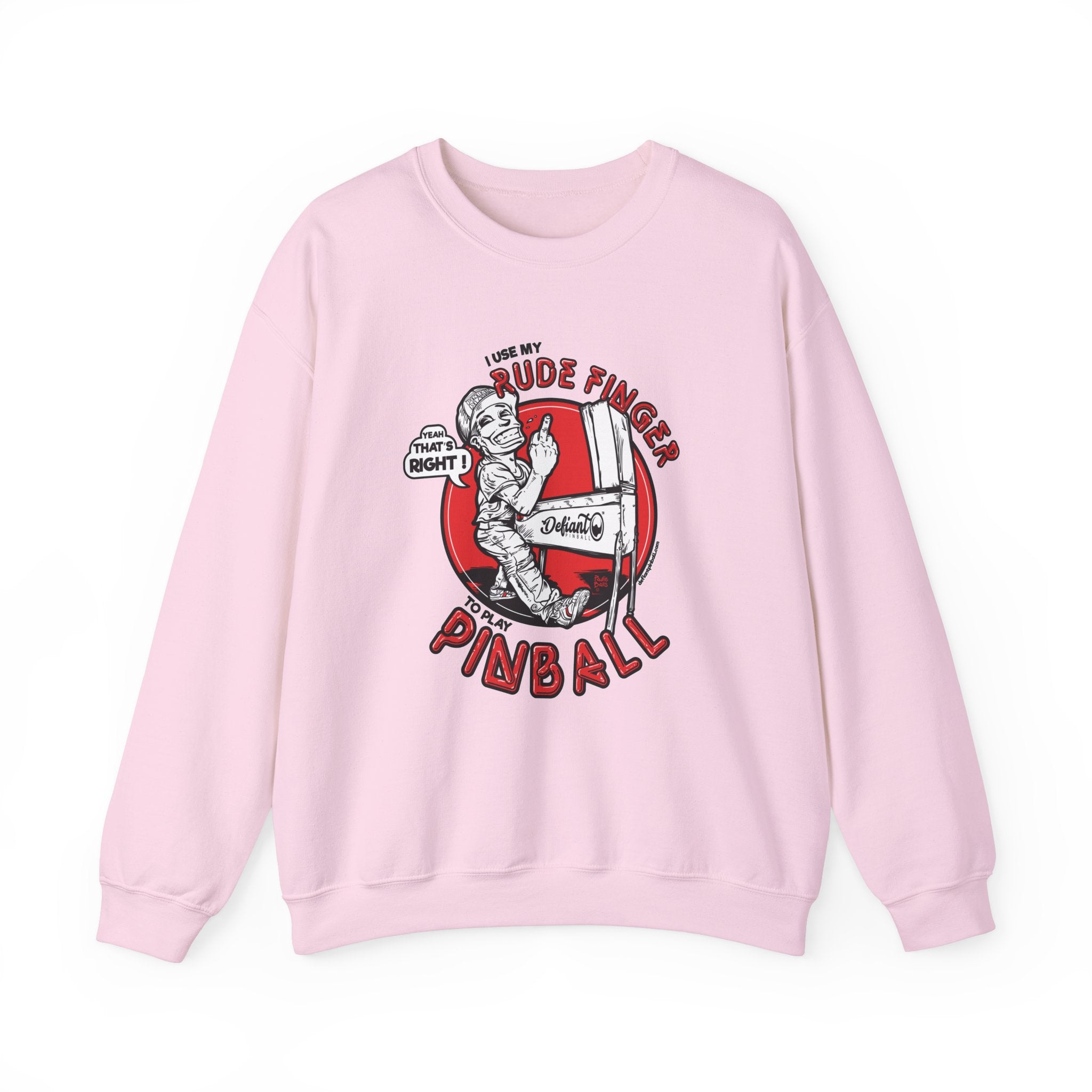 RUDE FINGER - Unisex Heavy Blend™ Crewneck Sweatshirt Jumper