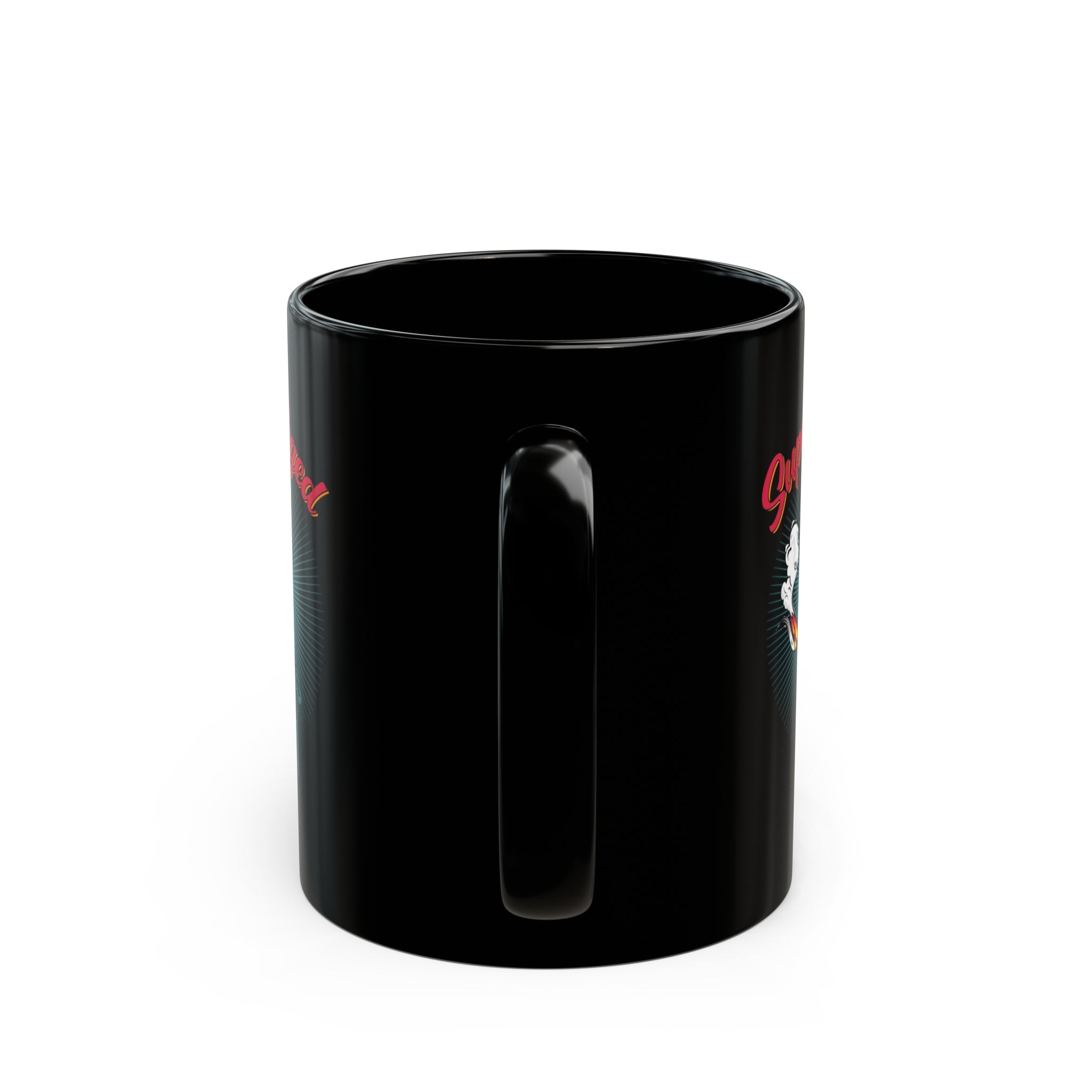 SUPER CHARGED -  Black Mug (11oz, 15oz)