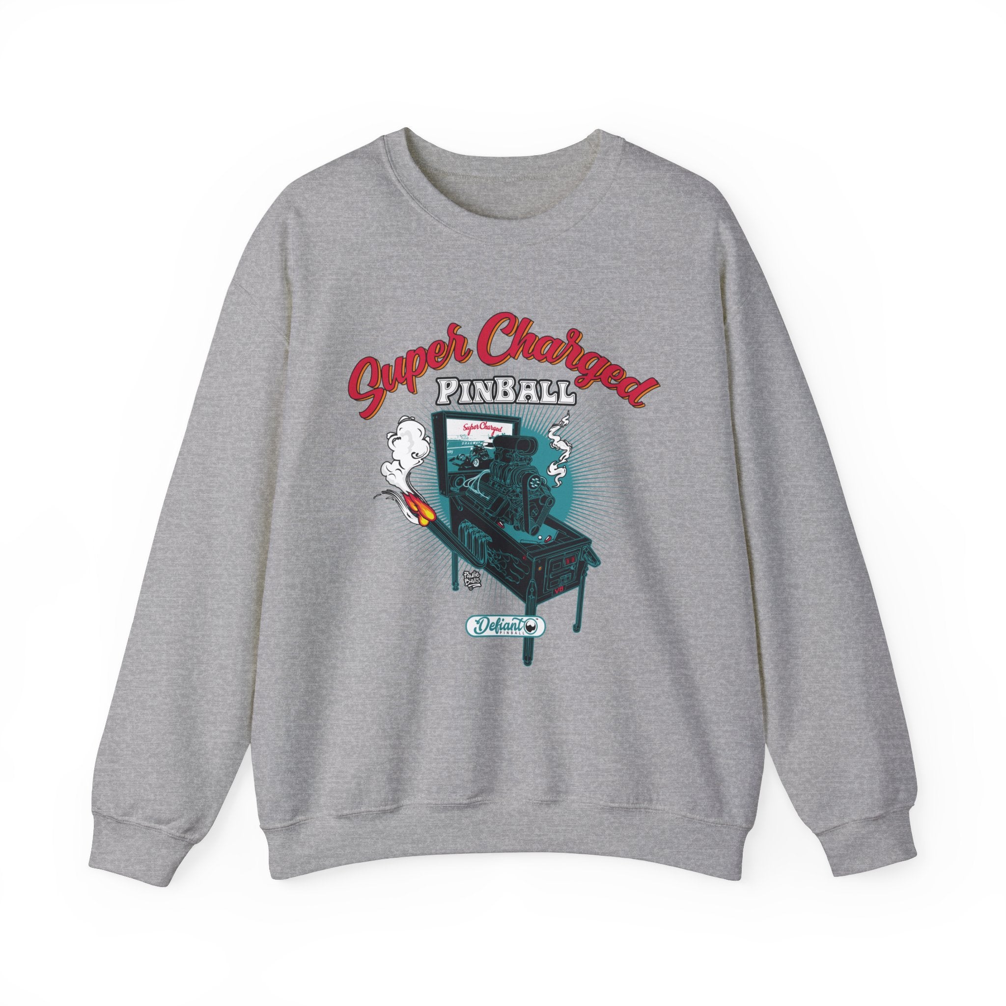 SUPER CHARGED - Unisex Heavy Blend™ Crewneck Sweatshirt Jumper