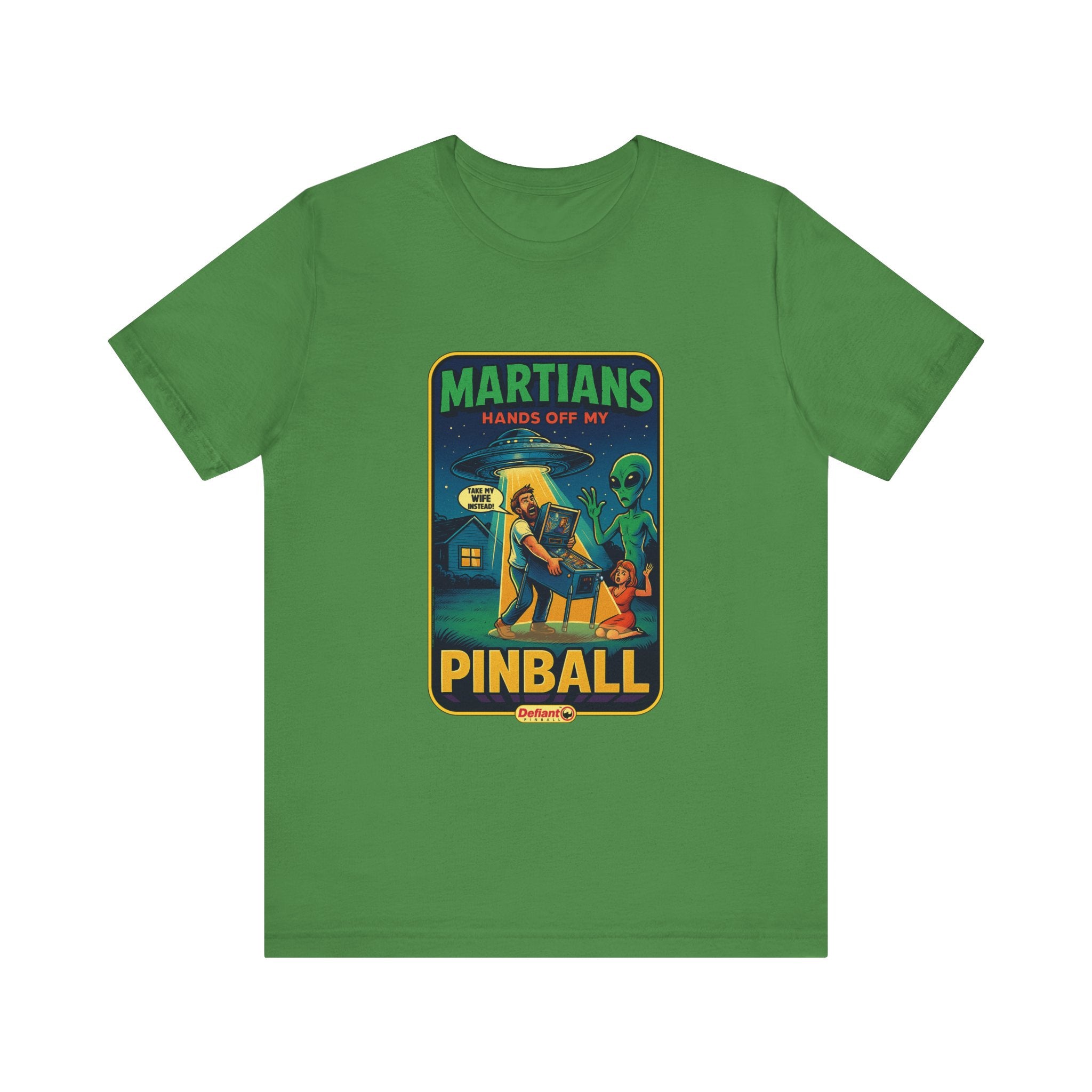 Martians Hands off my pinball - Unisex Jersey Short Sleeve Tee