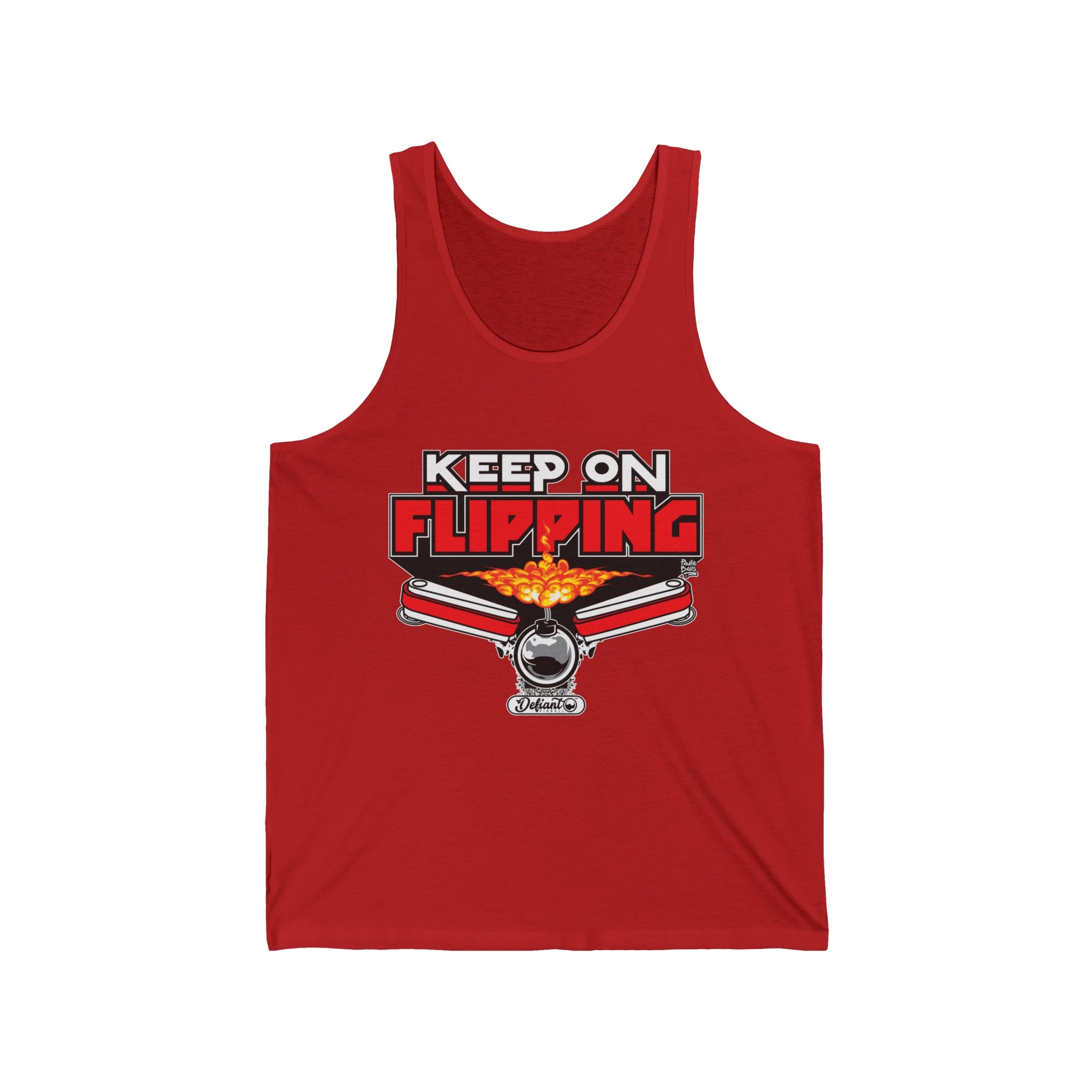 Keep on Flipping - Unisex Jersey Tank