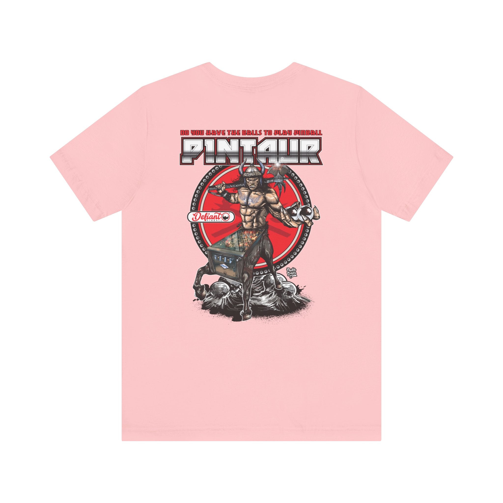 PINTAUR - Front & Back Print  Unisex Jersey Short Sleeve Tee