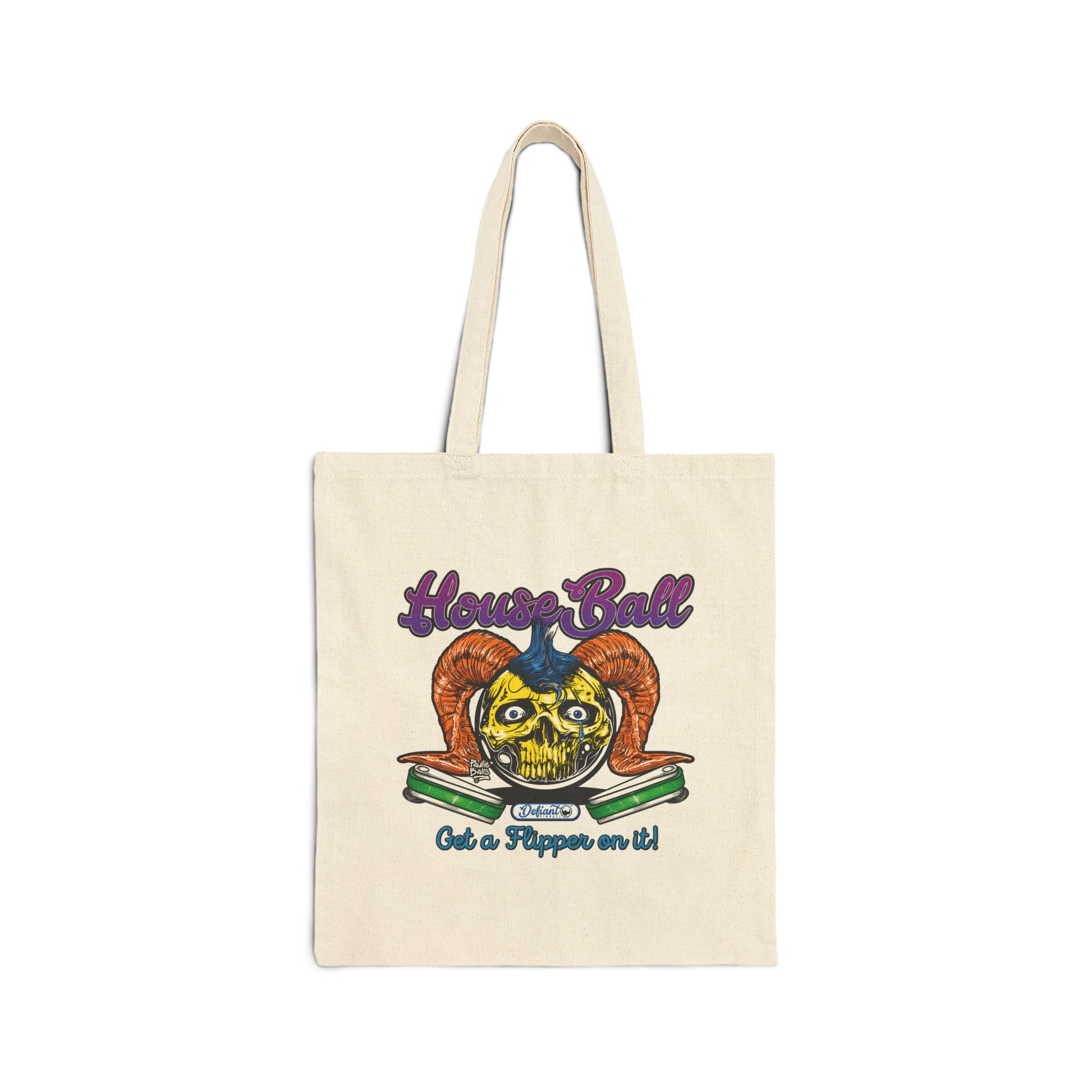 HOUSE BALL - Cotton Canvas Tote Bag