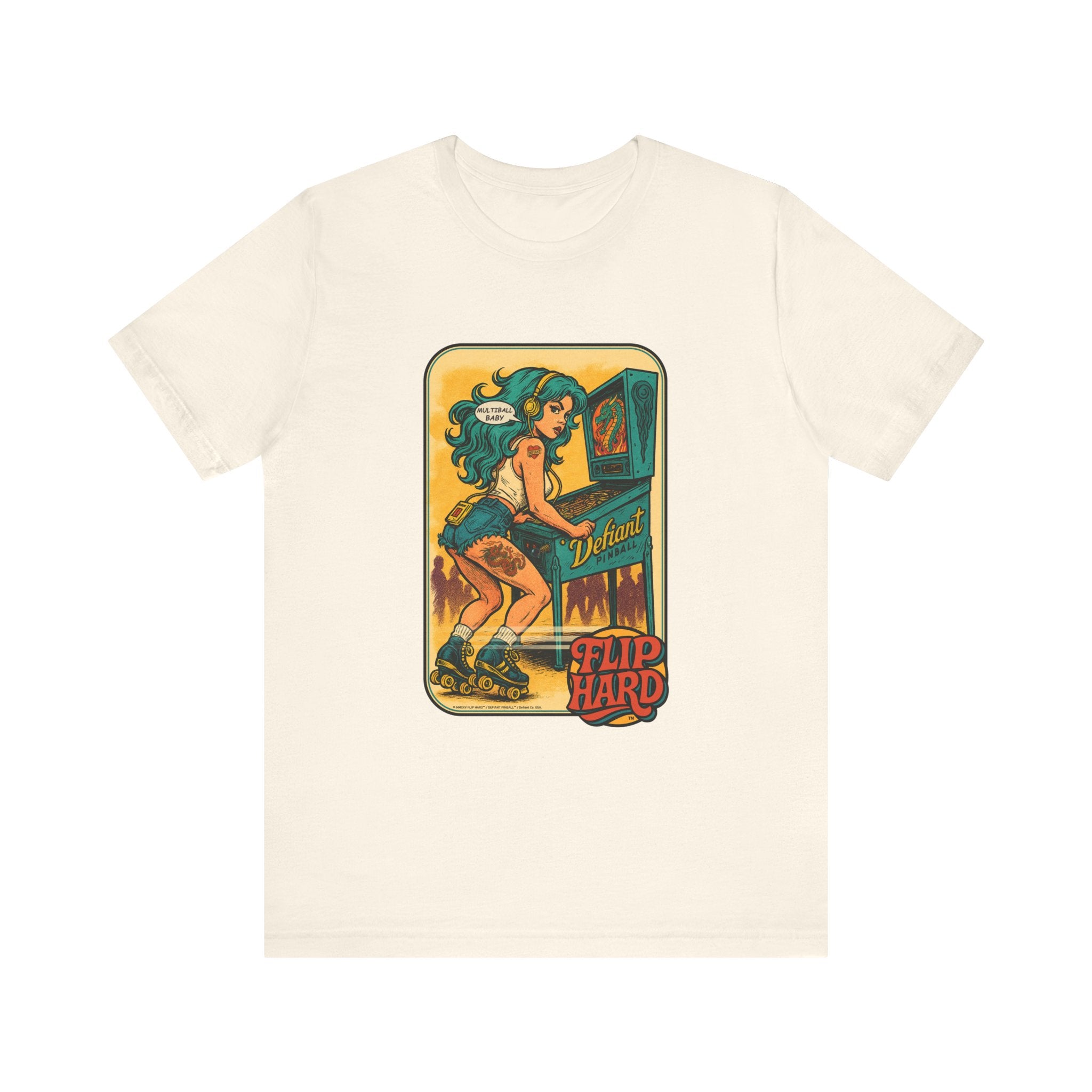FLIP HARD™ - Unisex Jersey Short Sleeve Tee