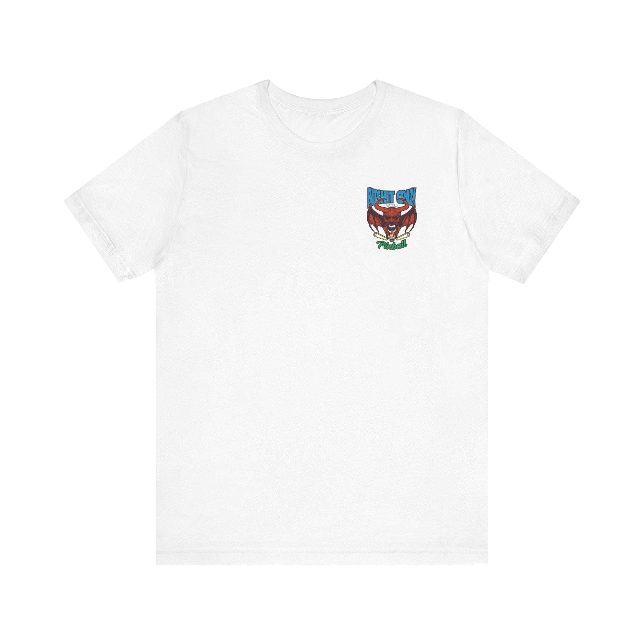 Bat Shit Crazy - Front & Back Print Unisex Jersey Short Sleeve Tee