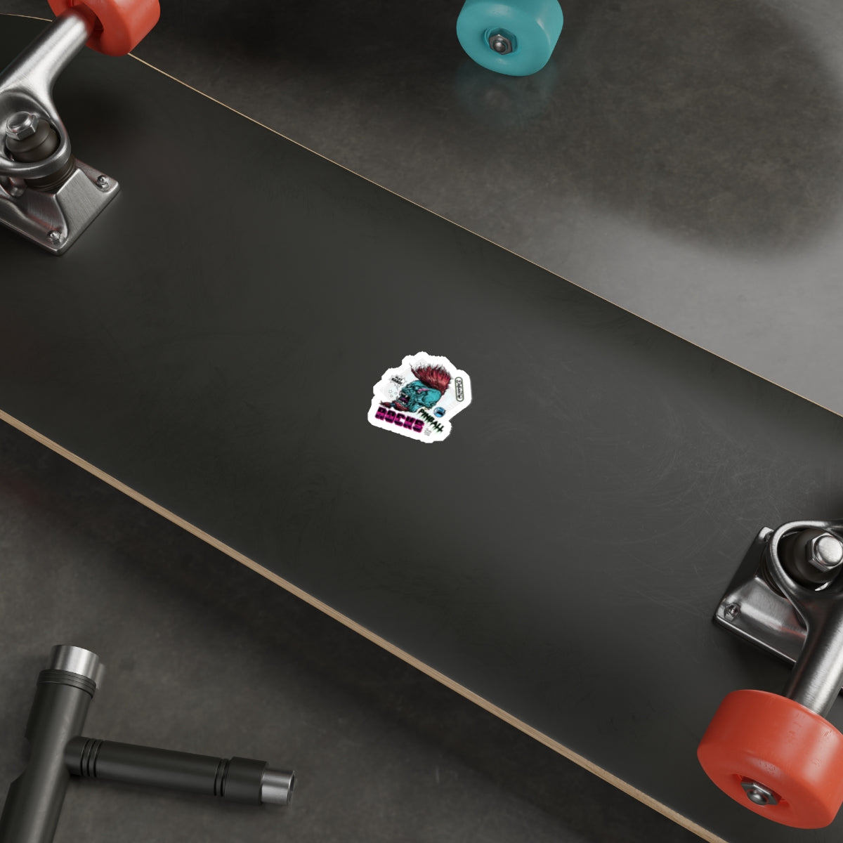 PINBALL ROCKS - (Demon Version) - Die-Cut Stickers