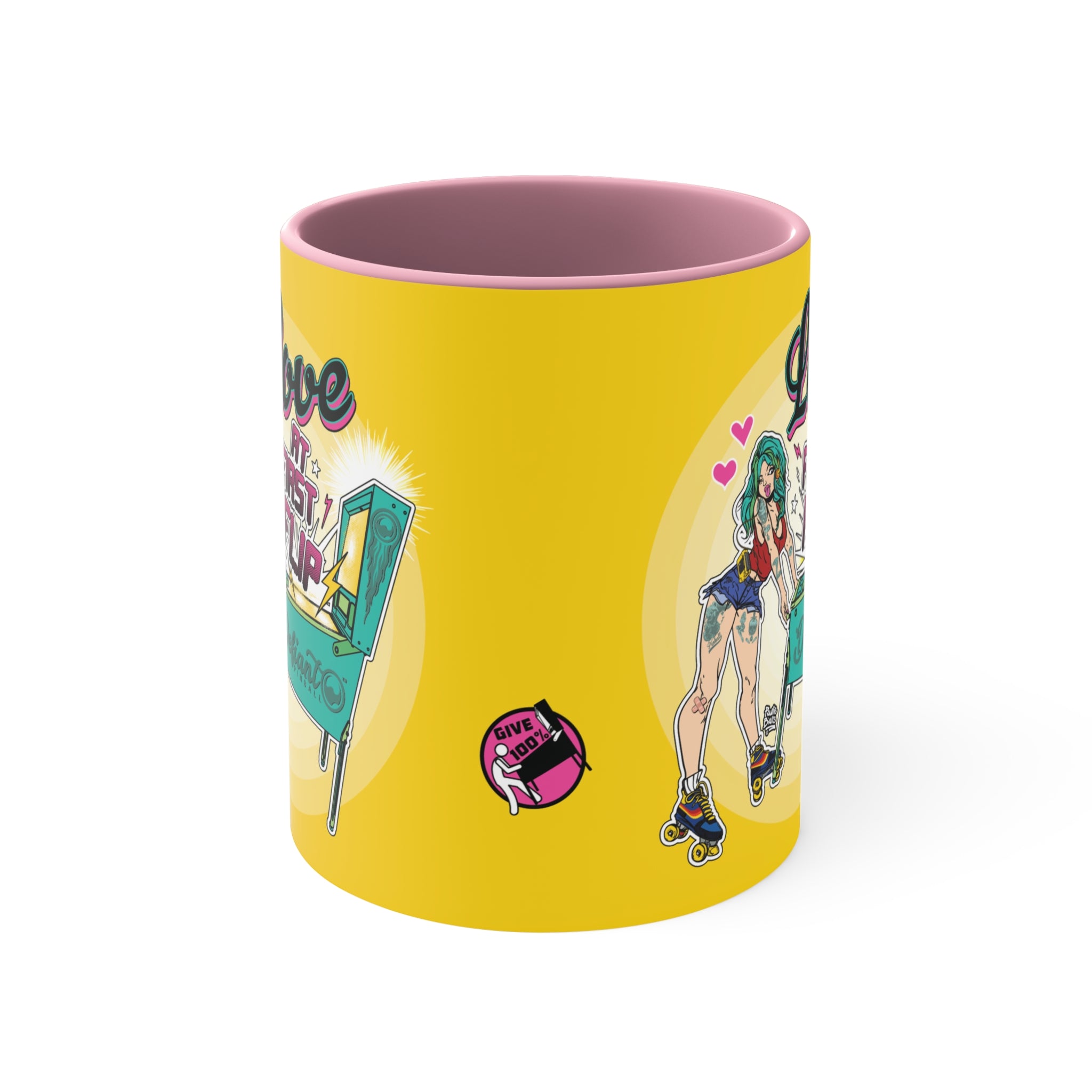 Love At First Flip - Accent Coffee Mug, 11oz