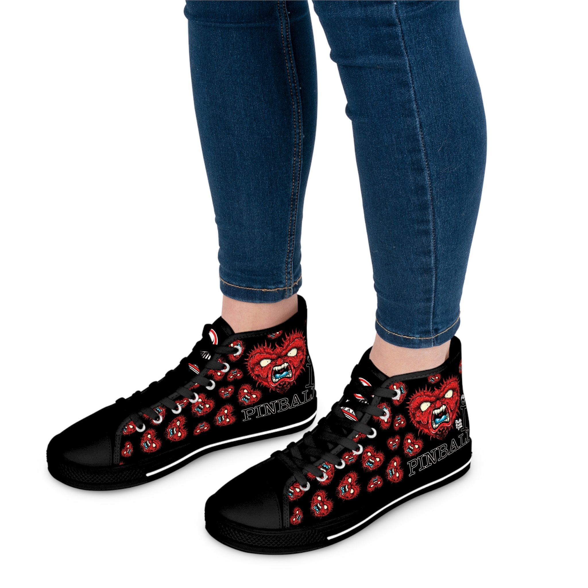 I LOVE PINBALL - Women's High Top Sneakers