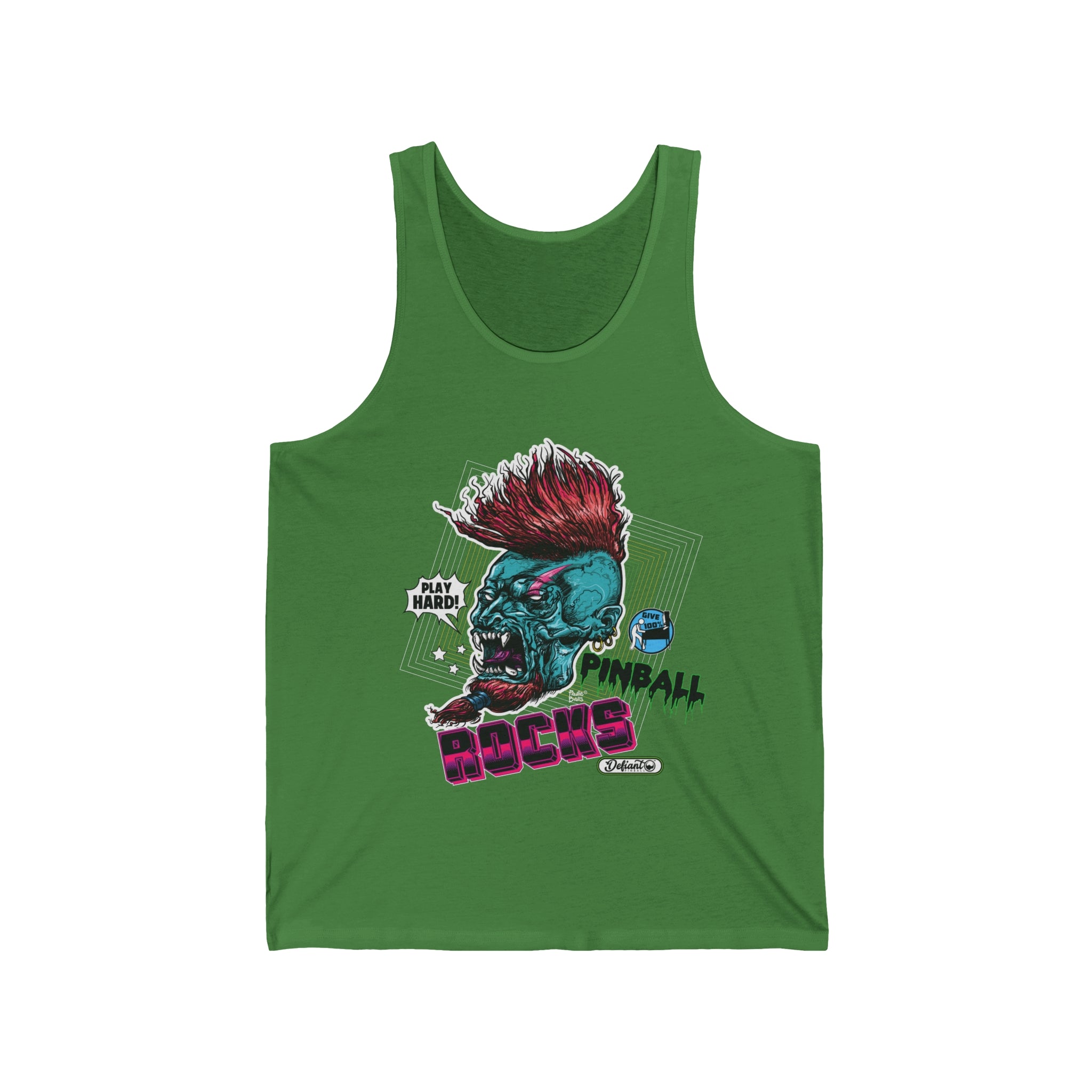 PINBALL ROCKS - (Demon Version) - Unisex Jersey Tank