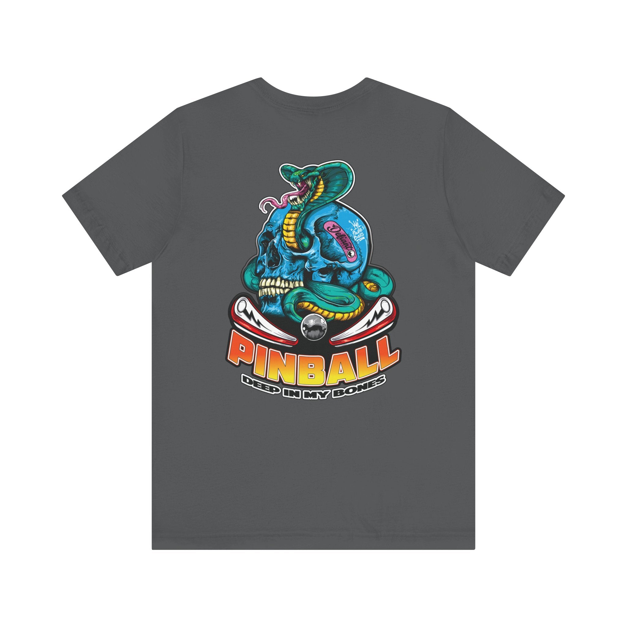 DEEP BONES - Front & Back Print  Unisex Jersey Short Sleeve Tee