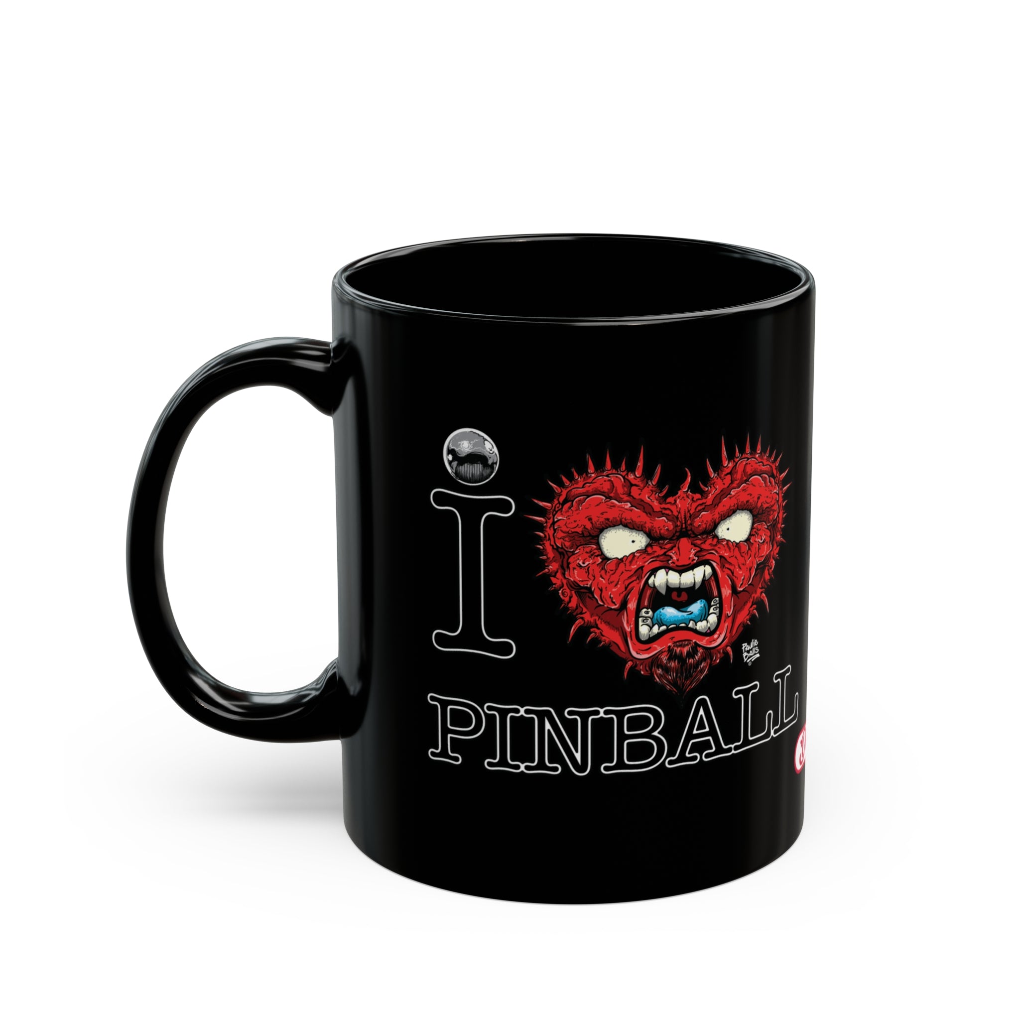 I LOVE PINBALL - Black Mug (11oz, 15oz)