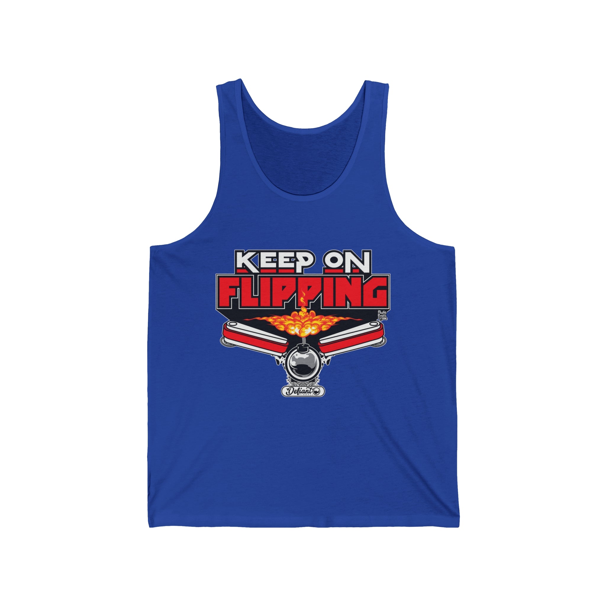 Keep on Flipping - Unisex Jersey Tank