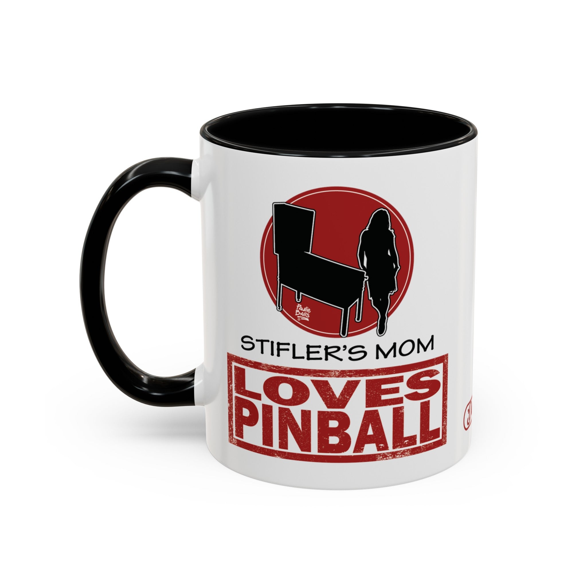Stifler's Mom LOVES PINBALL - Accent Coffee Mug (11, 15oz)