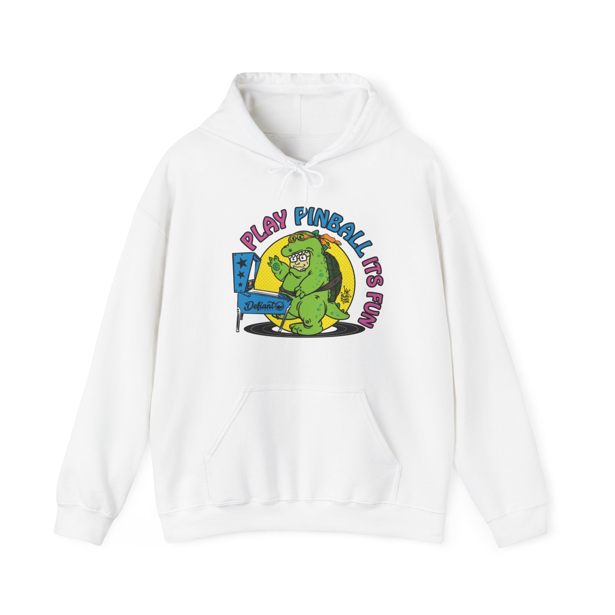 PLAY PINBALL ITS FUN -  Unisex Heavy Blend™ Hooded Sweatshirt