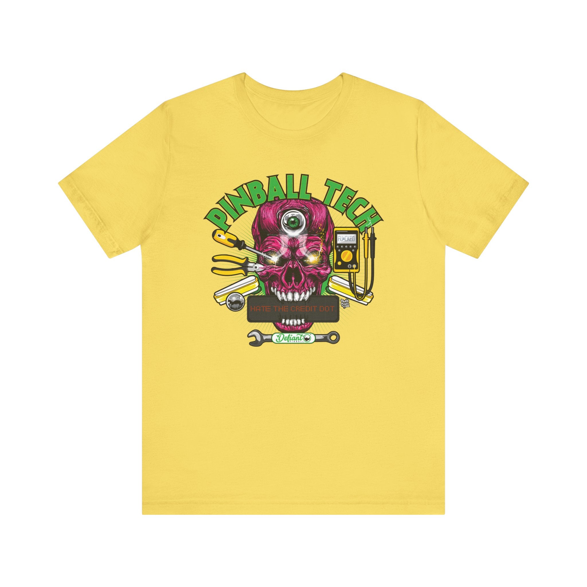 PINBALL TECH - Unisex Jersey Short Sleeve Tee