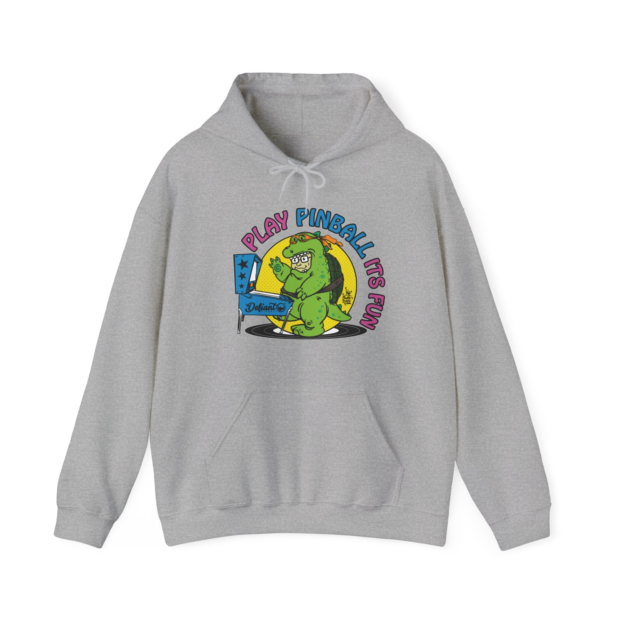 PLAY PINBALL ITS FUN -  Unisex Heavy Blend™ Hooded Sweatshirt