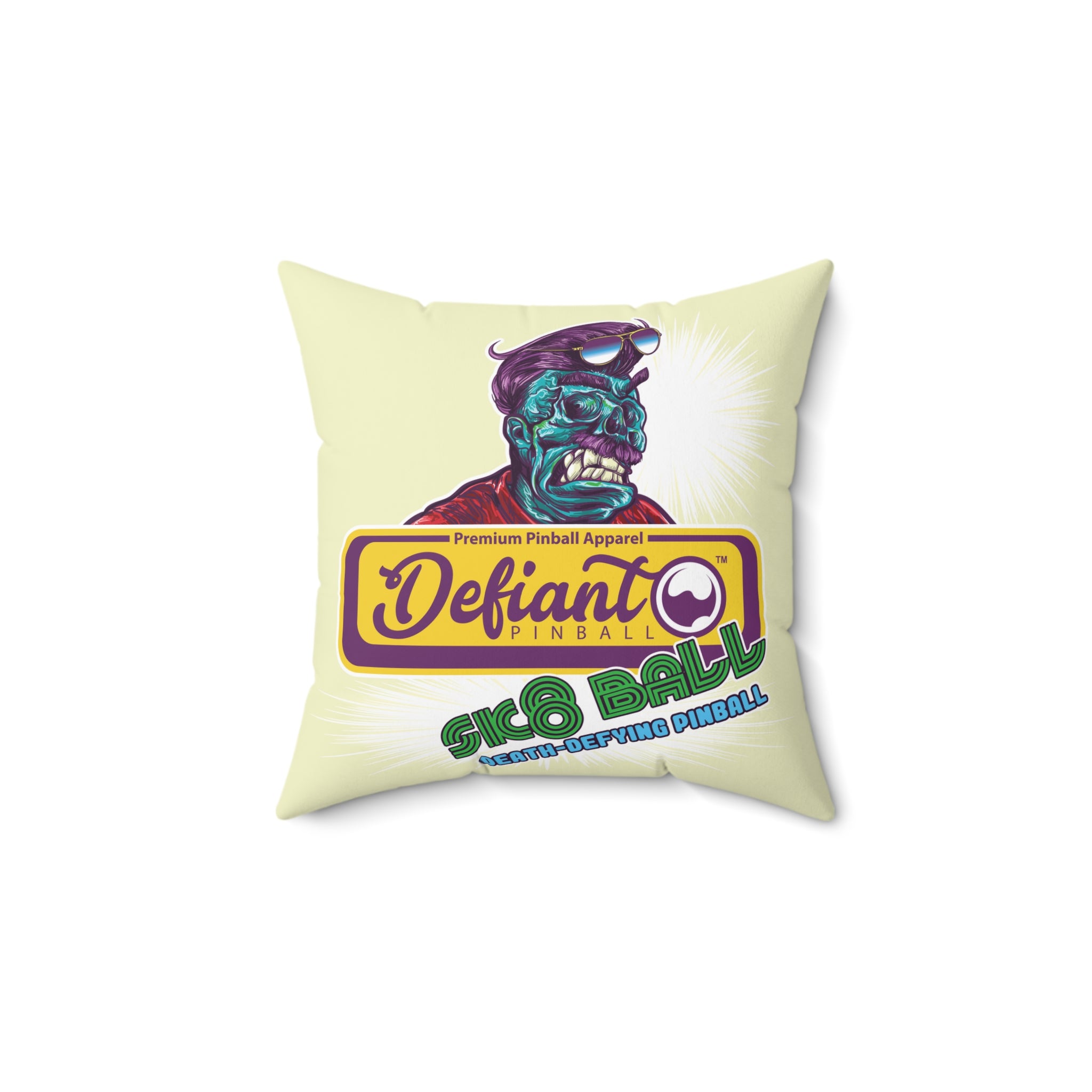 SK8 BALL - Spun Polyester Square Pillow