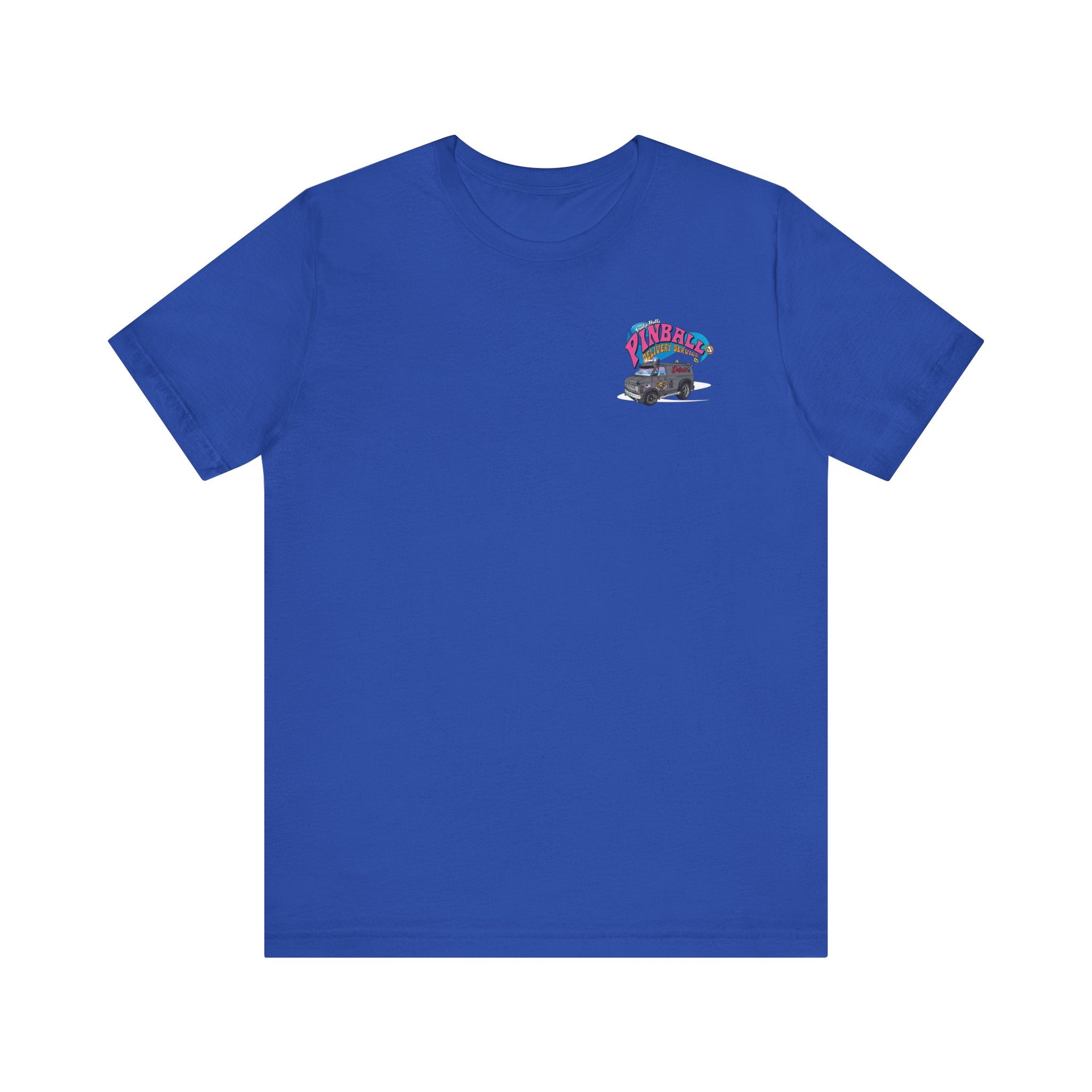 Pinball Delivery No Guarantee - Front & Back Print  Unisex Jersey Short Sleeve Tee