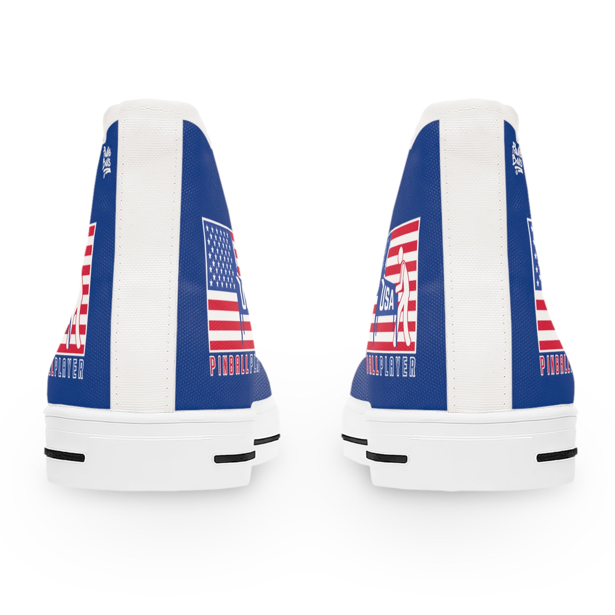 USA PINBALL PLAYER - Women's High Top Sneakers