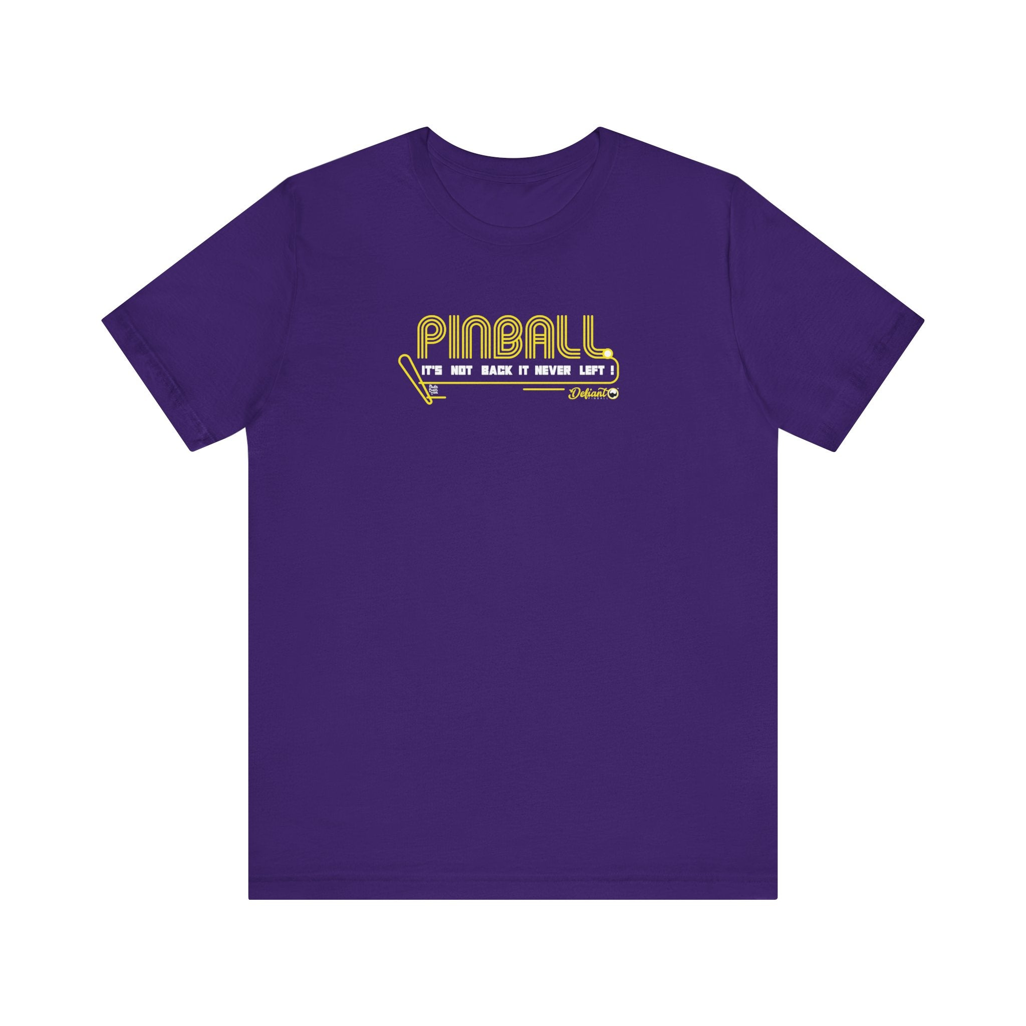 PINBALL NEVER LEFT - Unisex Jersey Short Sleeve Tee