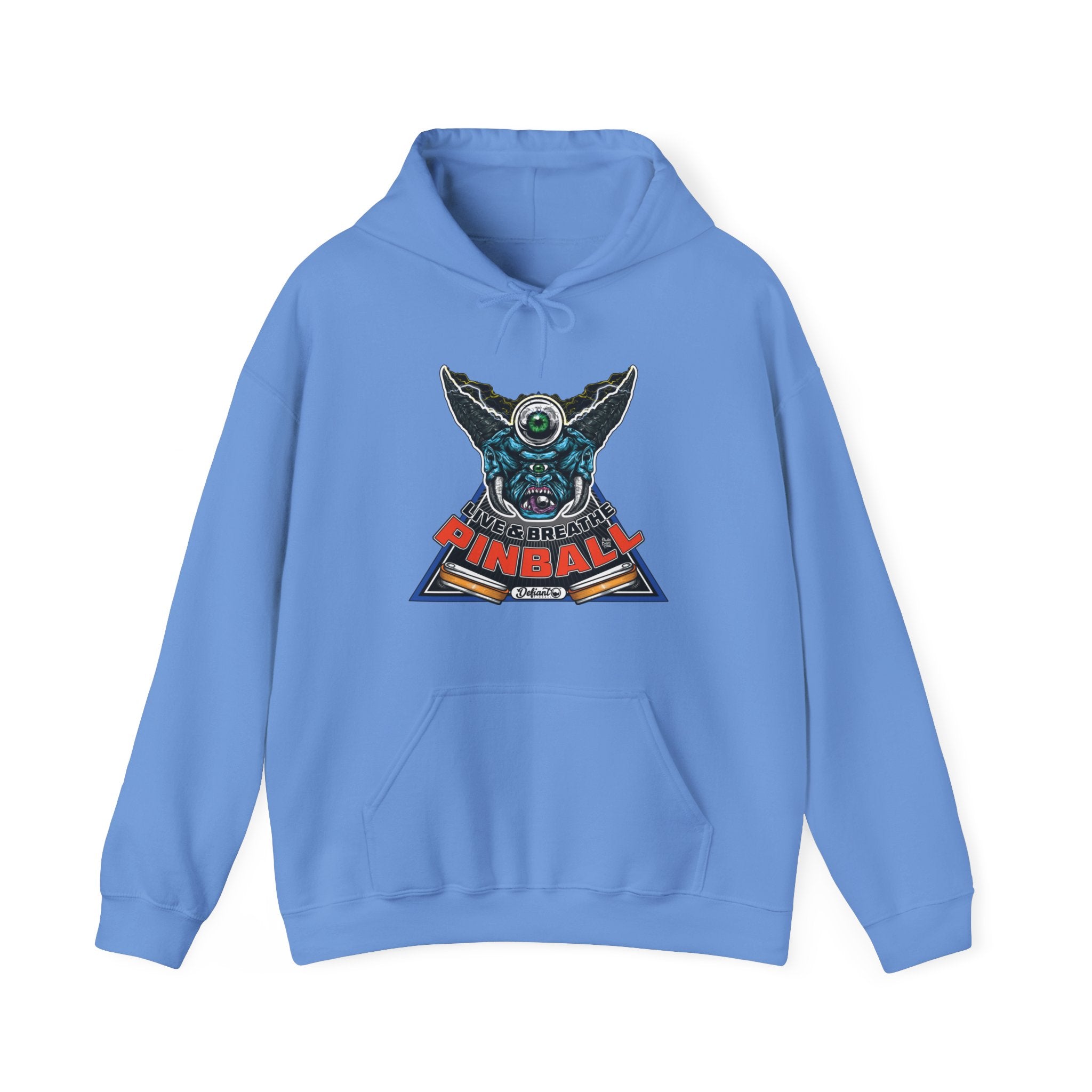 I LIVE AND BREATHE PINBALL - Unisex Heavy Blend™ Hooded Sweatshirt