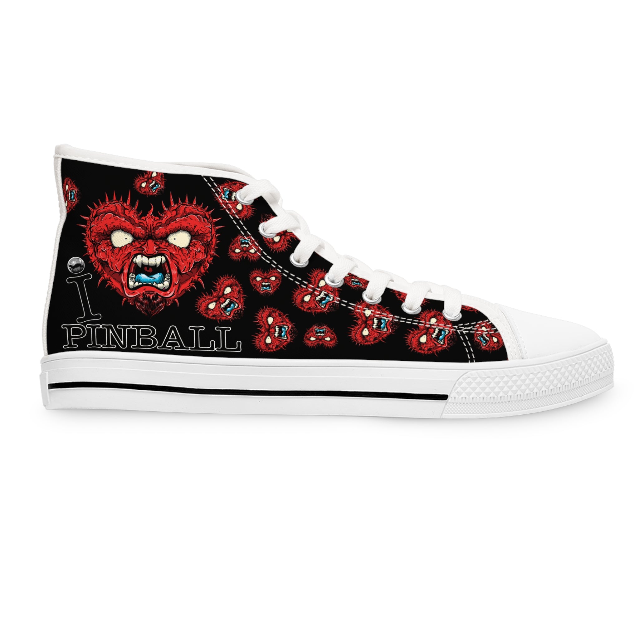 I LOVE PINBALL - Women's High Top Sneakers