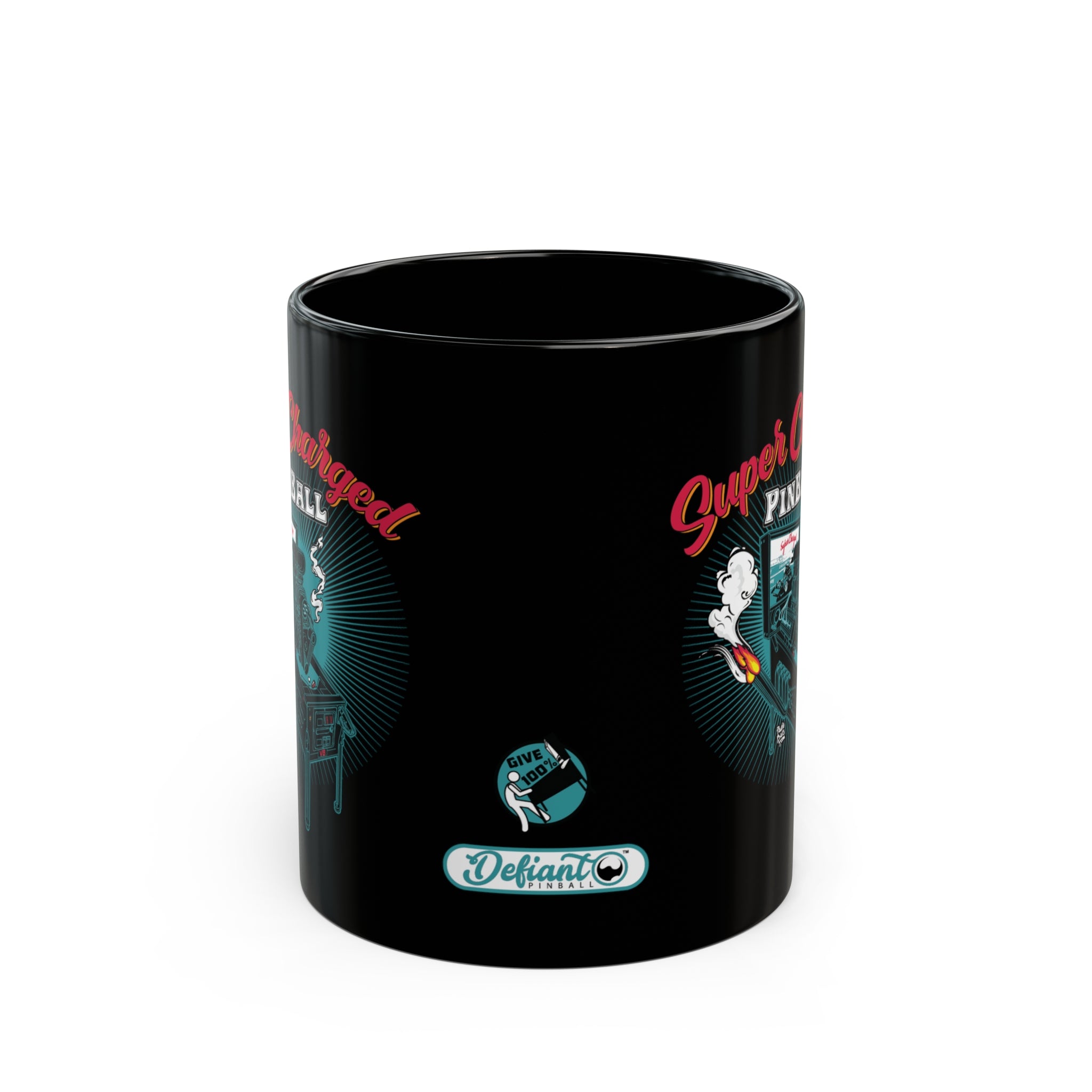 SUPER CHARGED -  Black Mug (11oz, 15oz)