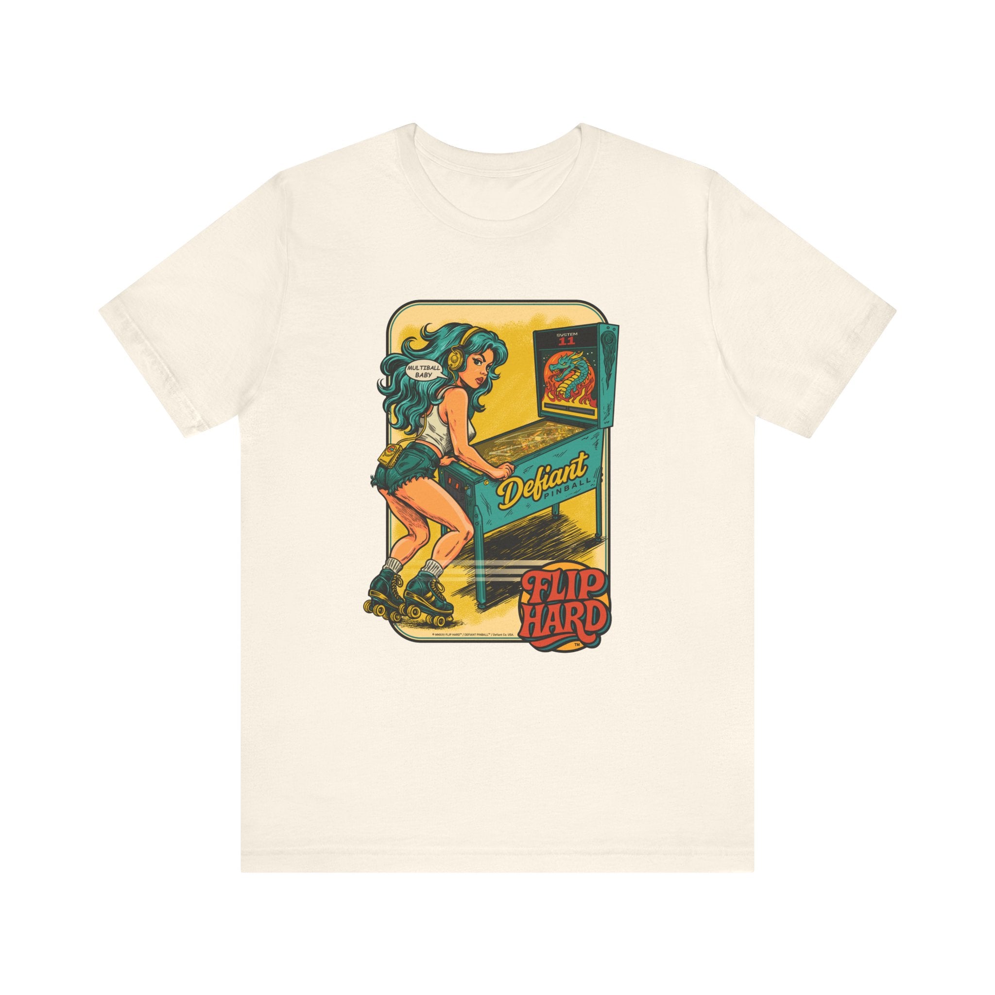 FLIP HARD™ - Unisex Jersey Short Sleeve Tee