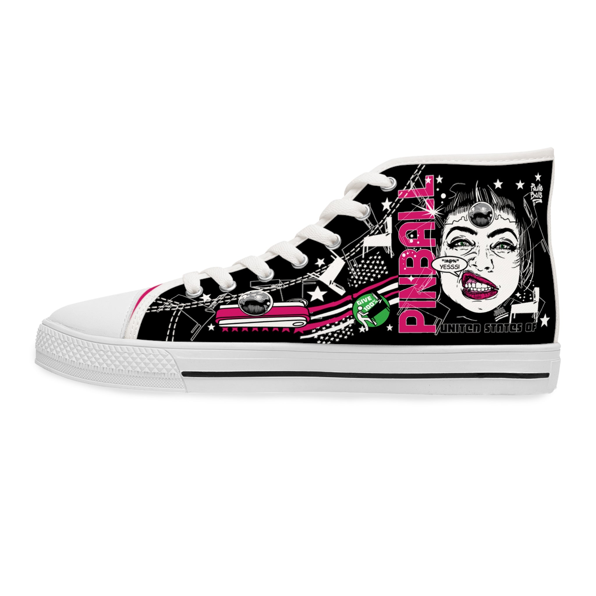 THE FACE - Women's High Top Sneakers