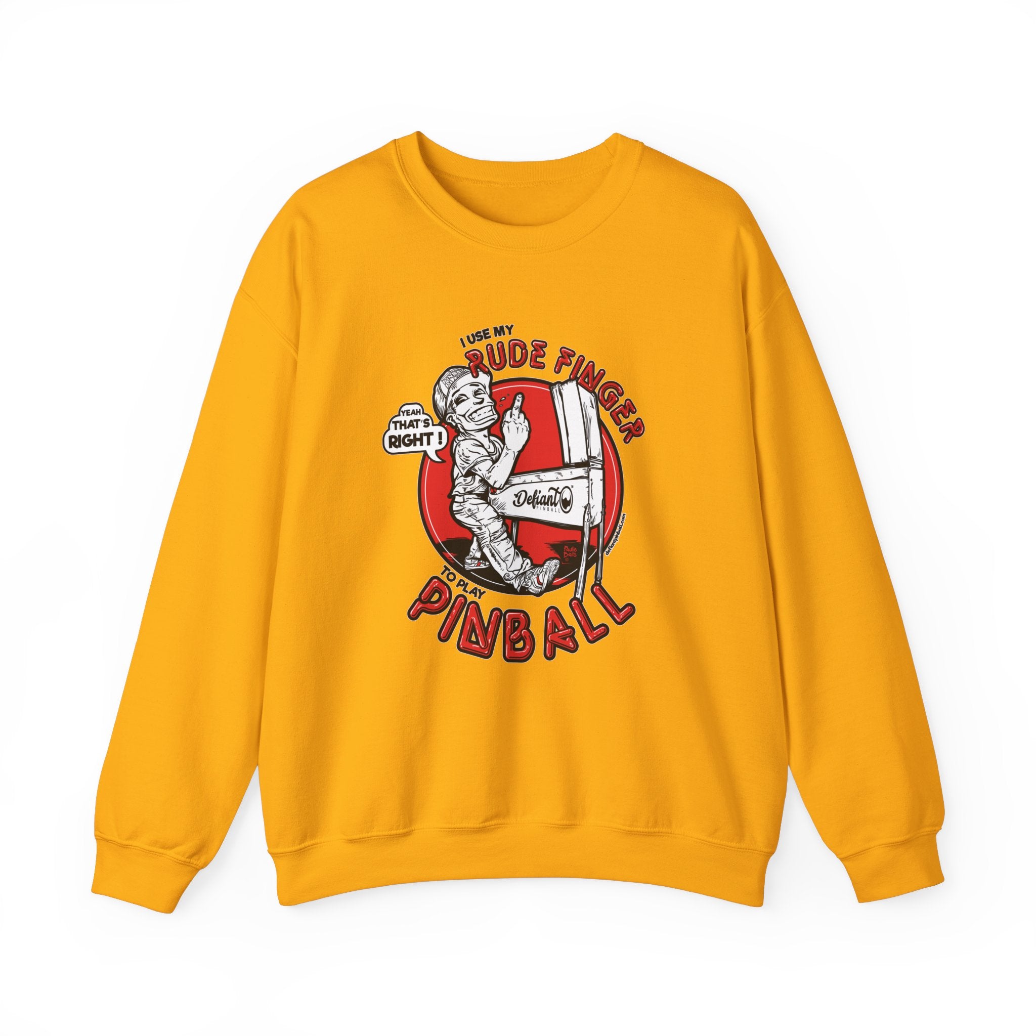 RUDE FINGER - Unisex Heavy Blend™ Crewneck Sweatshirt Jumper