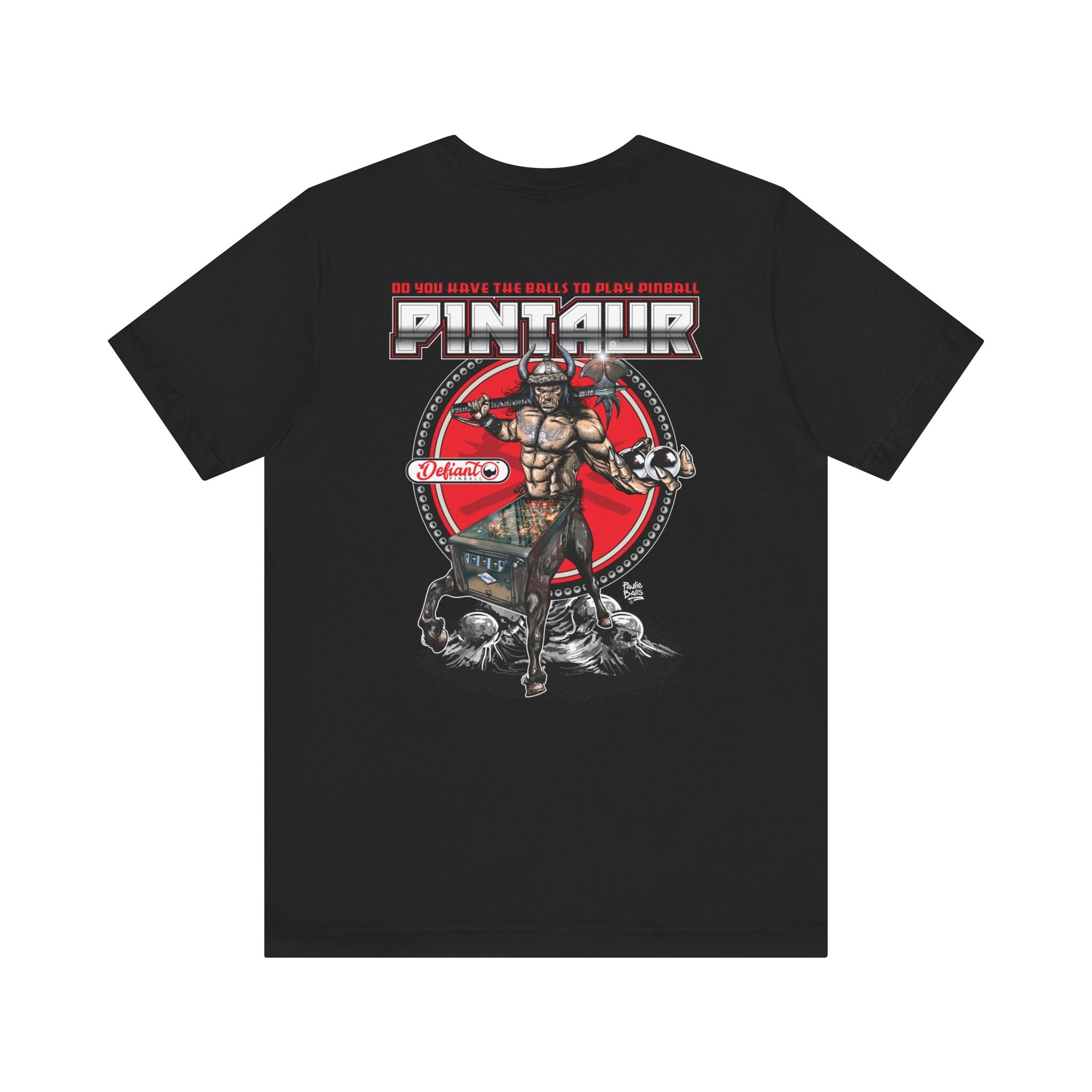 PINTAUR - Front & Back Print  Unisex Jersey Short Sleeve Tee
