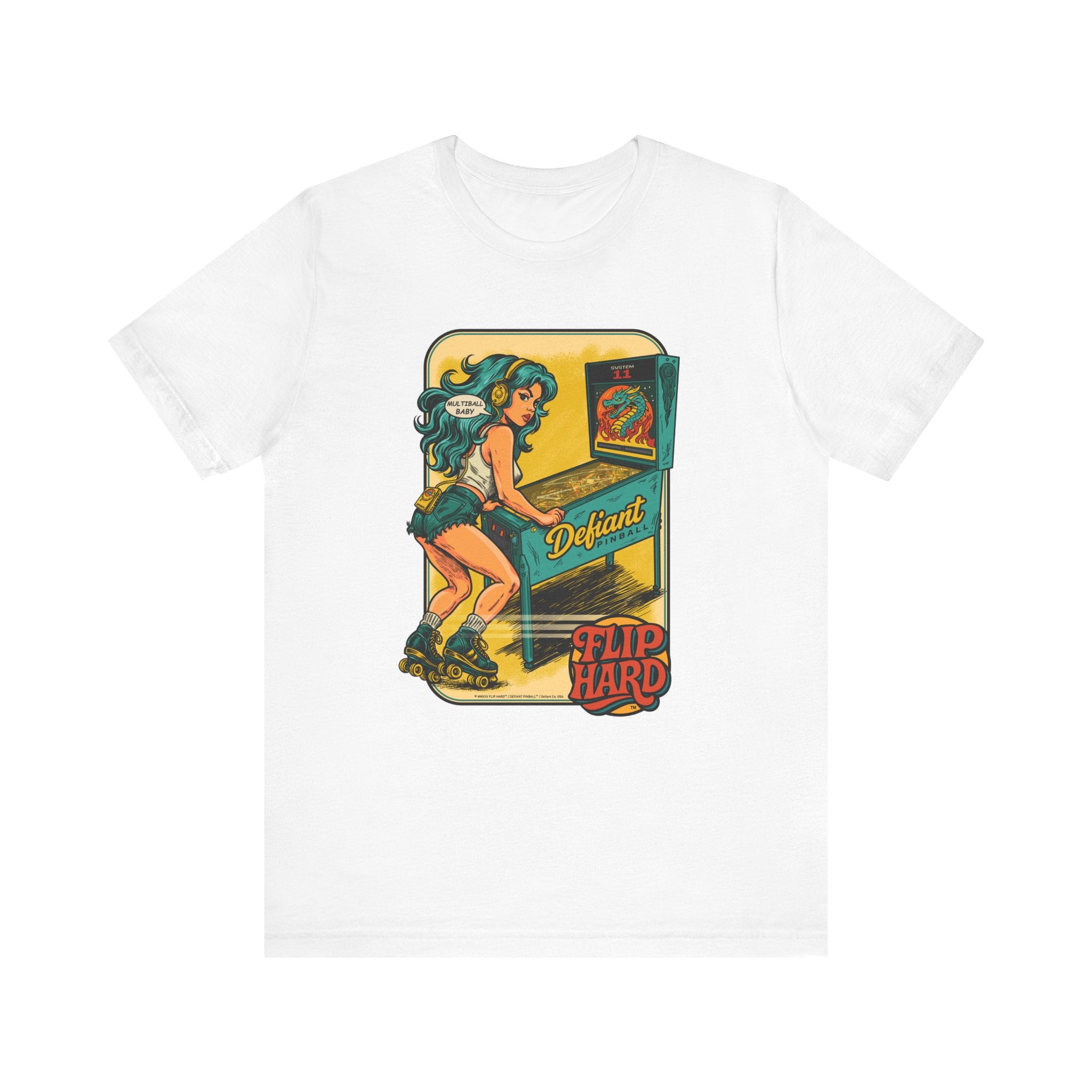 FLIP HARD™ - Unisex Jersey Short Sleeve Tee