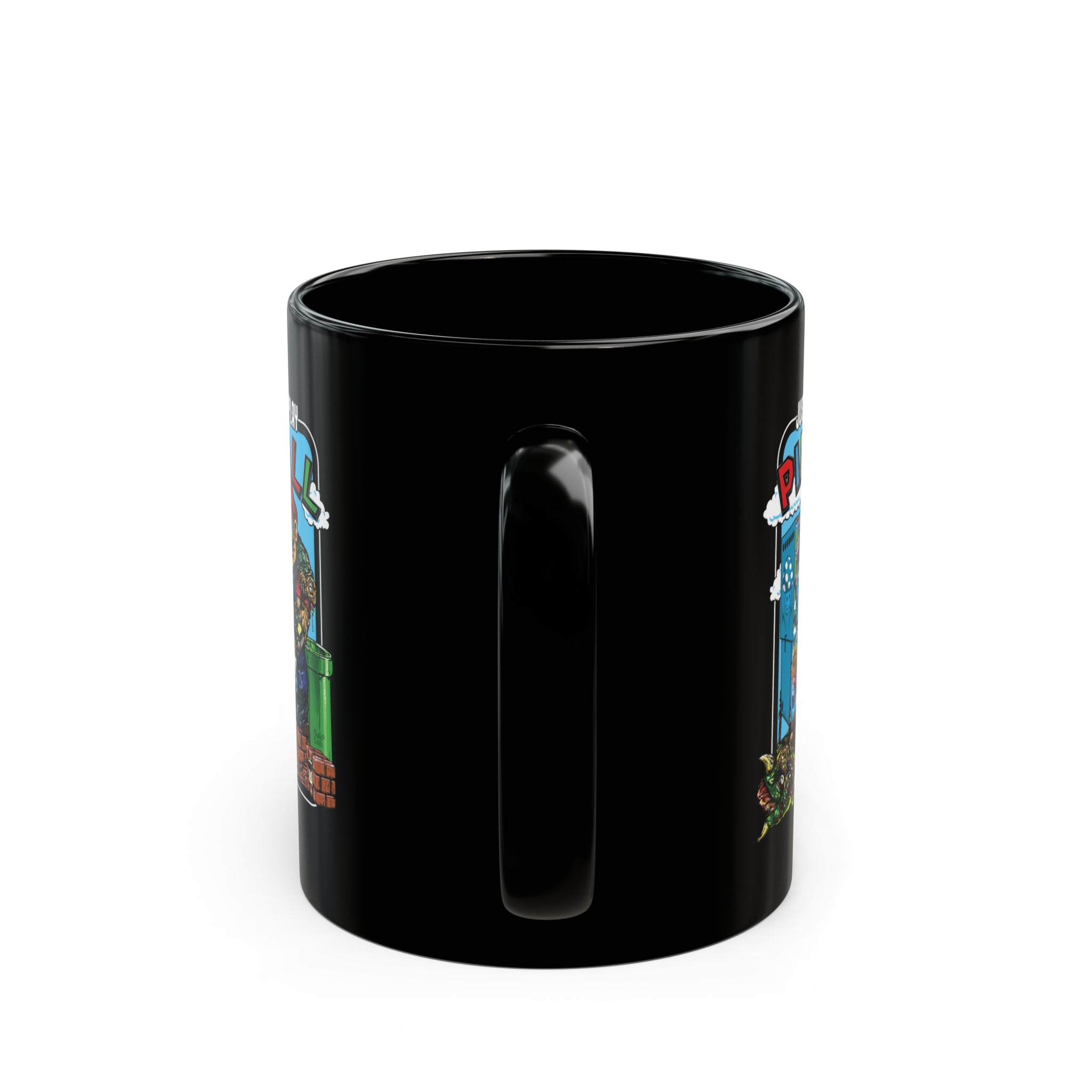 SICK OF JUMPING -  Black Mug (11oz, 15oz)