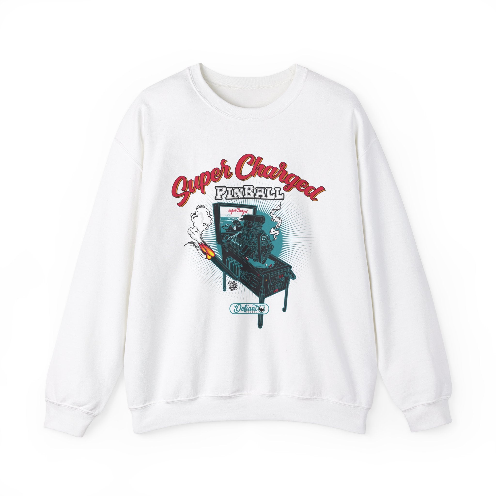 SUPER CHARGED - Unisex Heavy Blend™ Crewneck Sweatshirt Jumper