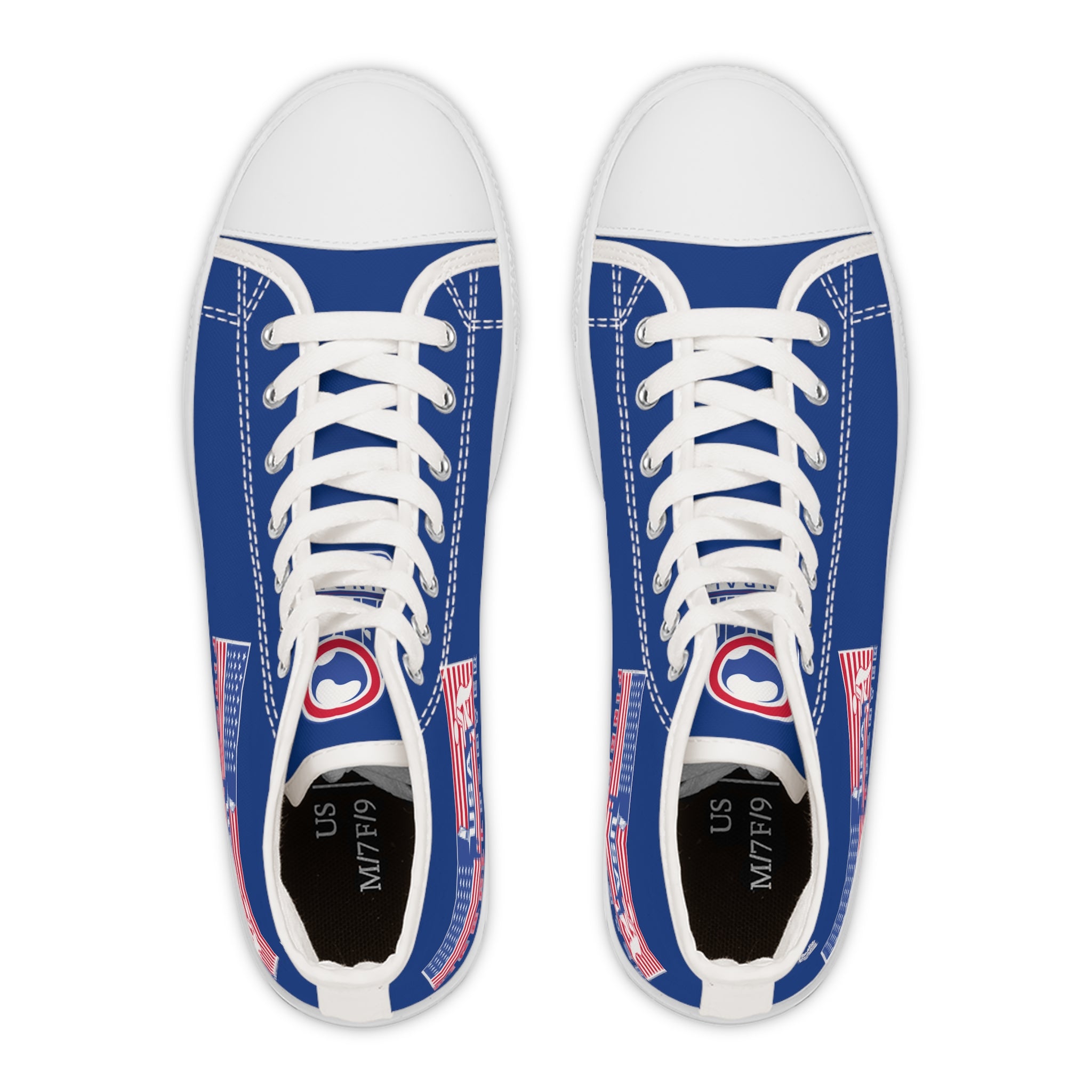 USA PINBALL PLAYER - Women's High Top Sneakers