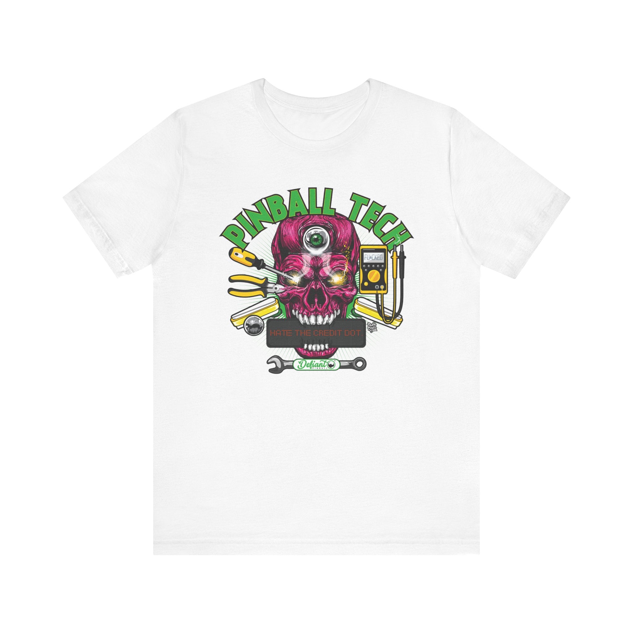 PINBALL TECH - Unisex Jersey Short Sleeve Tee