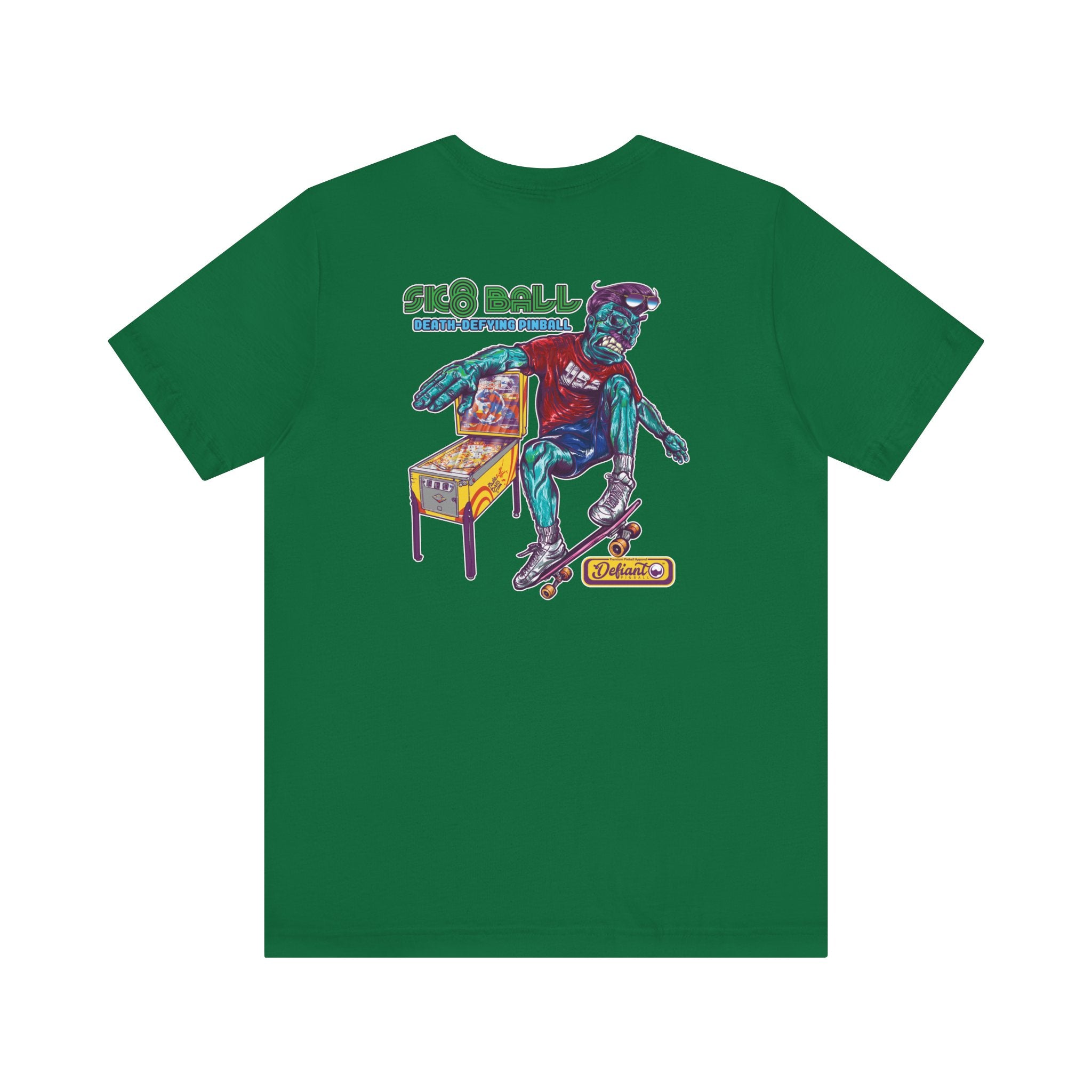 SK8 BALL - Front & Back Print Unisex Jersey Short Sleeve Tee