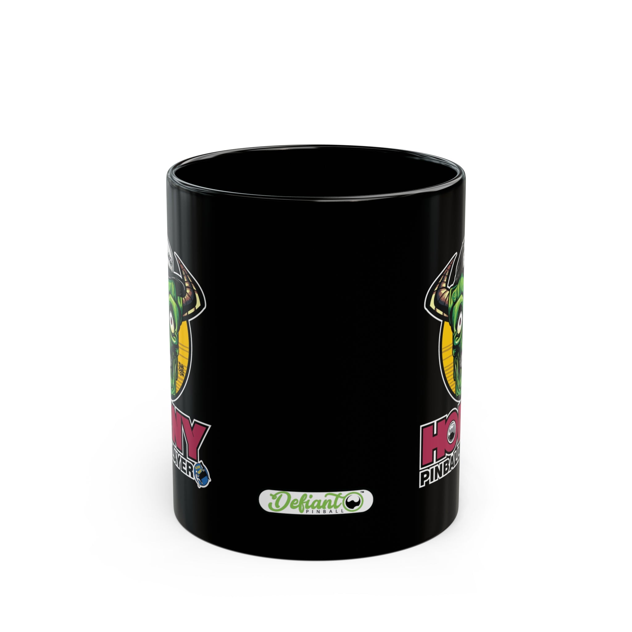 Horny Pinball Player - Black Mug (11oz, 15oz)