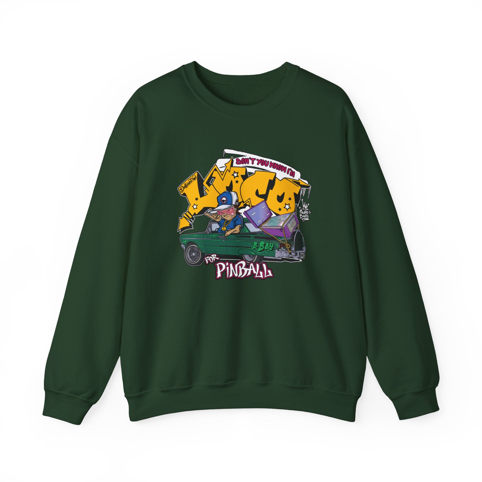LOCO FOR PINBALL - Unisex Heavy Blend™ Crewneck Sweatshirt Jumper