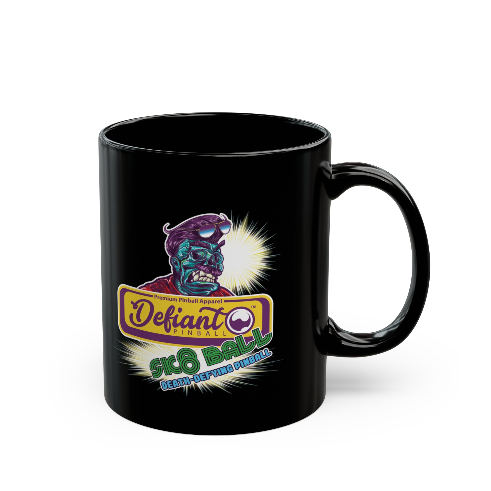 SK8 BALL - Black Mug (11oz, 15oz)