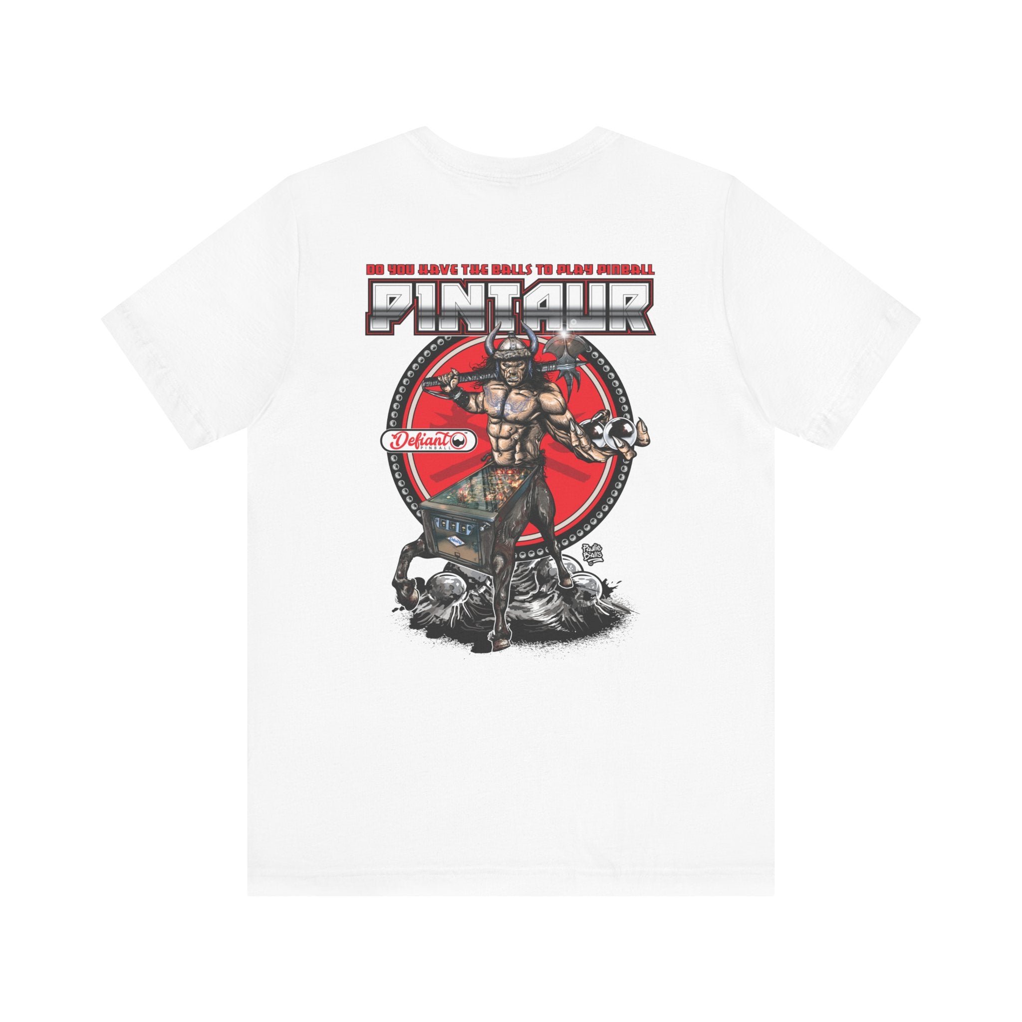 PINTAUR - Front & Back Print  Unisex Jersey Short Sleeve Tee
