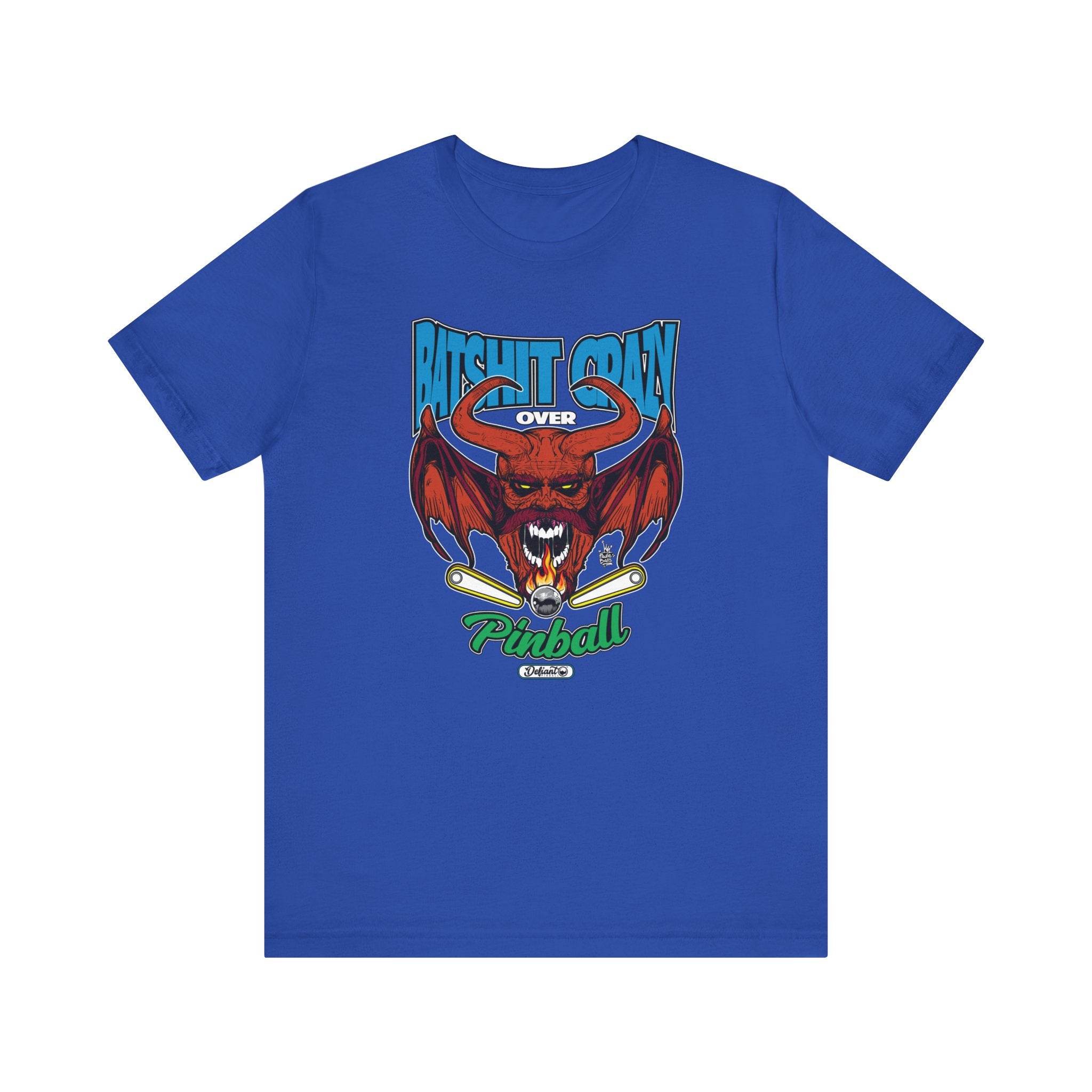 Bat Shit Crazy - Unisex Jersey Short Sleeve Tee | Defiant Pinball Co.