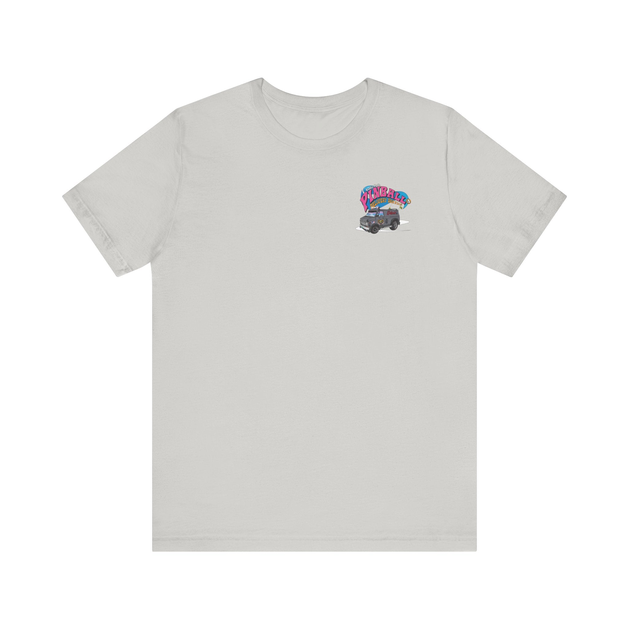 Pinball Delivery No Guarantee - Front & Back Print  Unisex Jersey Short Sleeve Tee