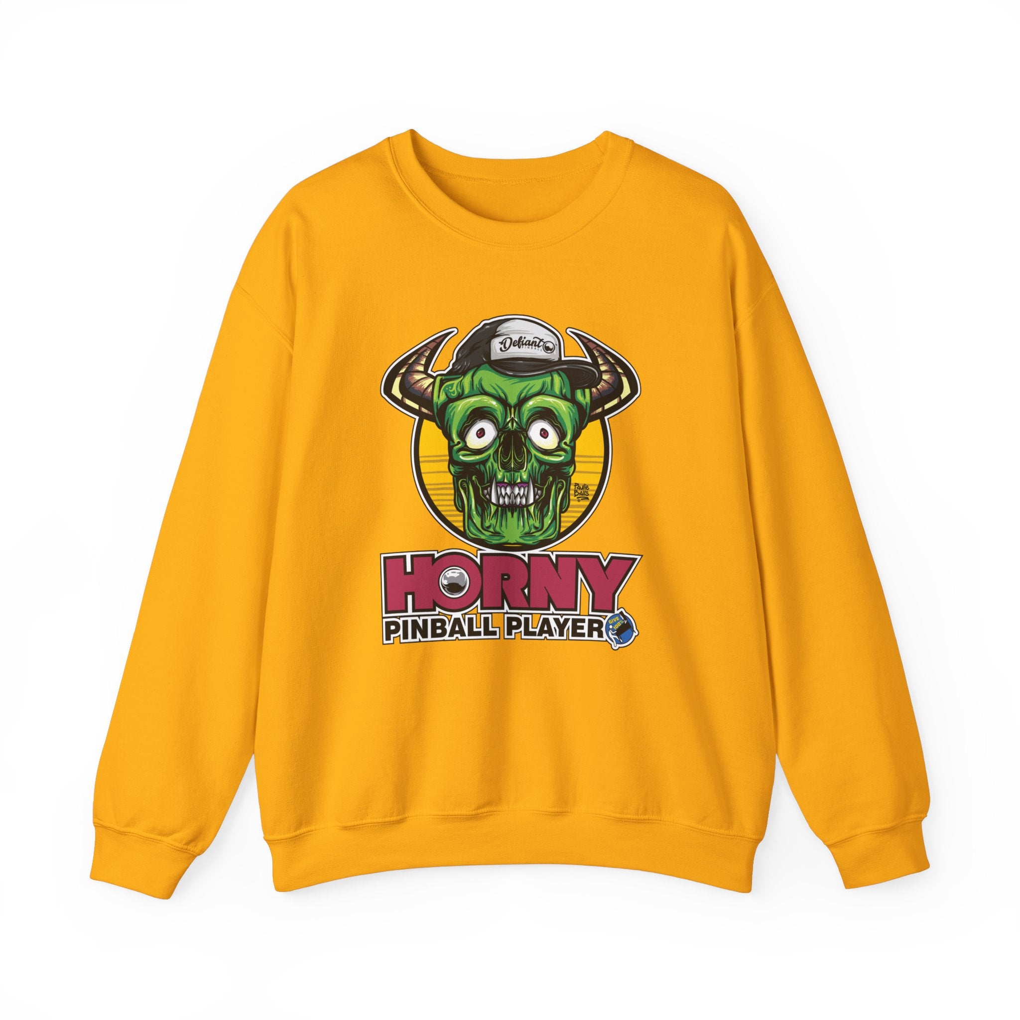Horny Pinball Player - Unisex Heavy Blend™ Crewneck Sweatshirt Jumper