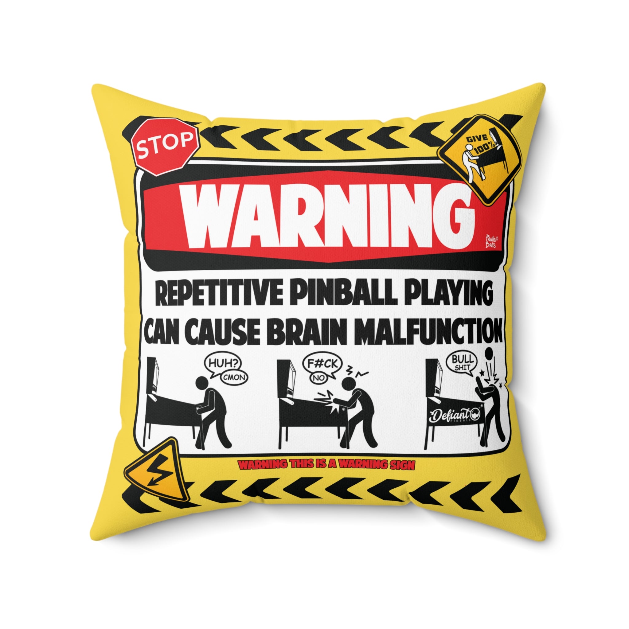 Brain MALFUNCTION - Spun Polyester Square Pillow