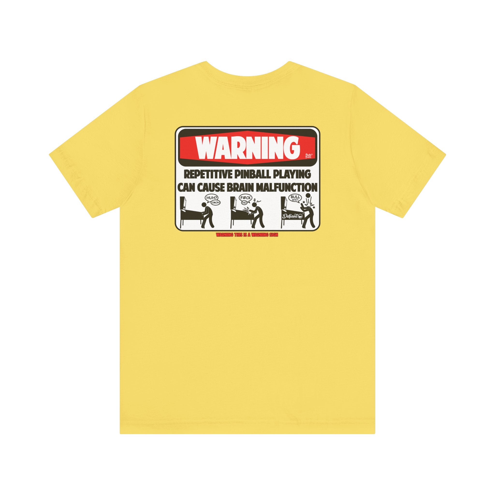 Brain MALFUNCTION - Front & Back Print Unisex Jersey Short Sleeve Tee